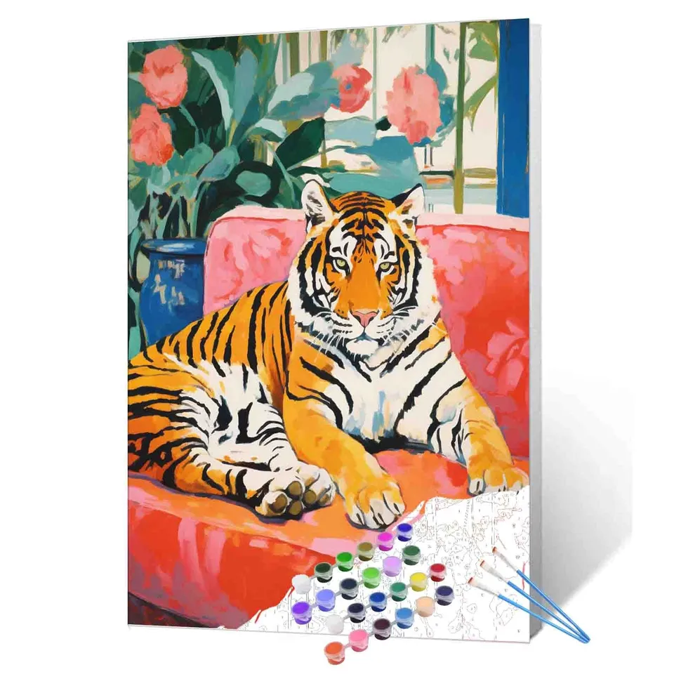 tucocoo-tiger-sitting-on-sofa-malen-nach-zahlen-40x50-cm image 1