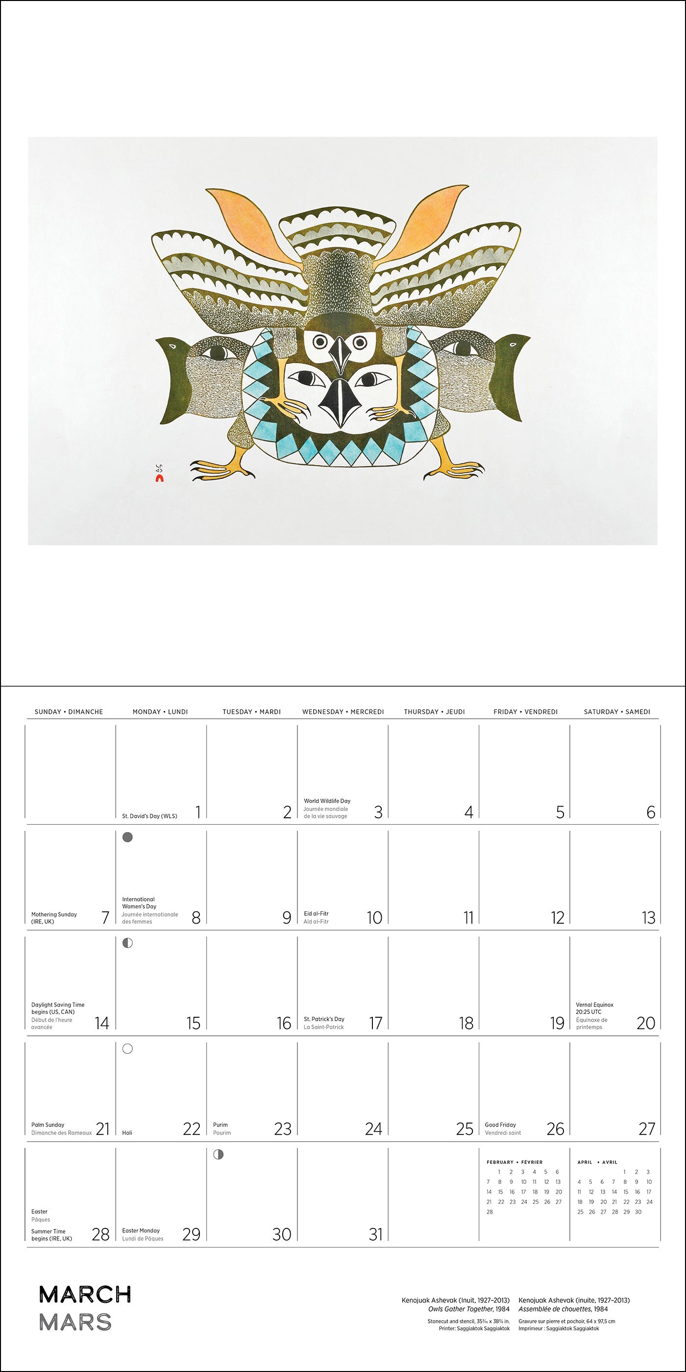 pomegranate-kenojuak-ashevak-2027-wandkalender-inuit image 4