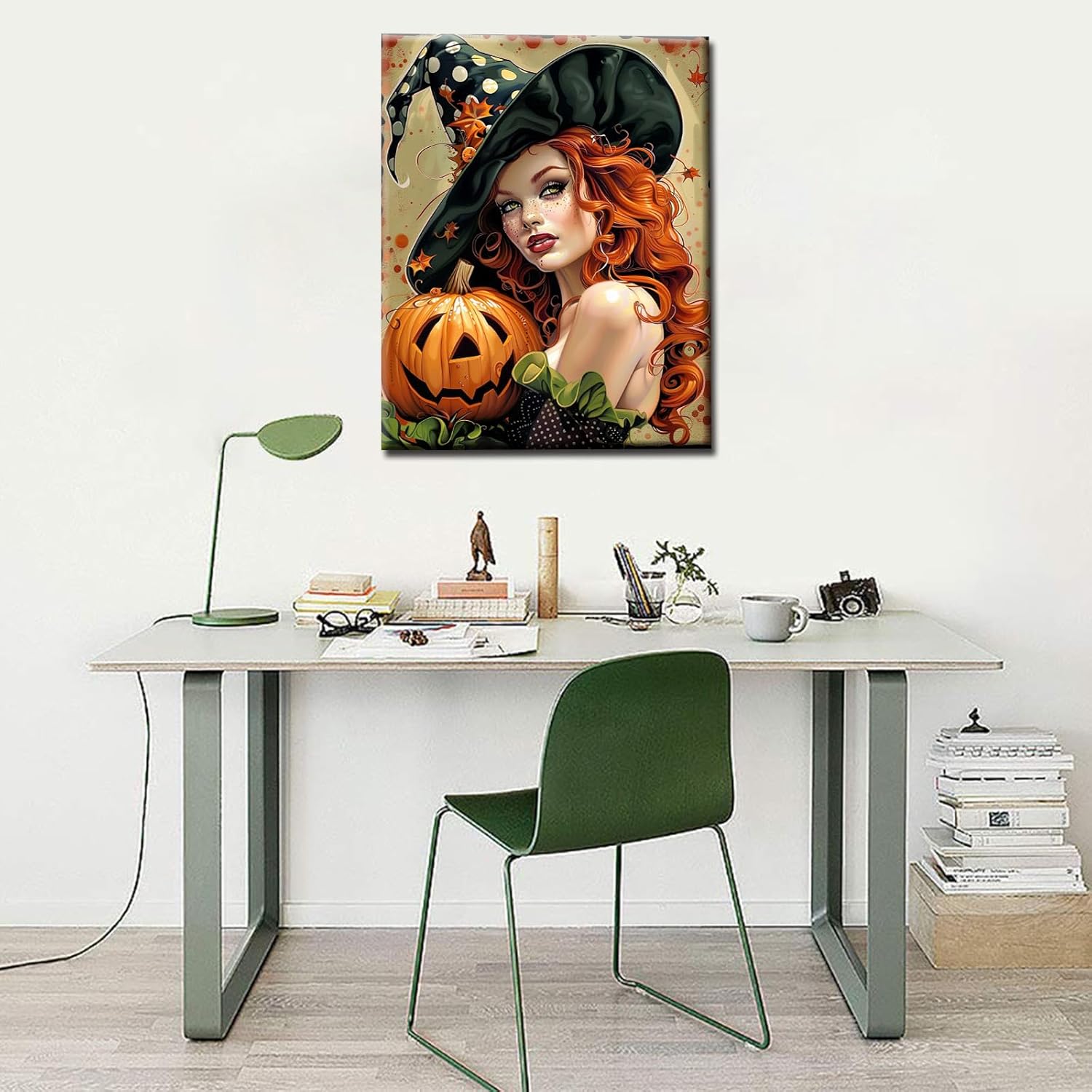 tucocoo-beautiful-redhead-witch-malen-nach-zahlen-hexe-40x50 image 2