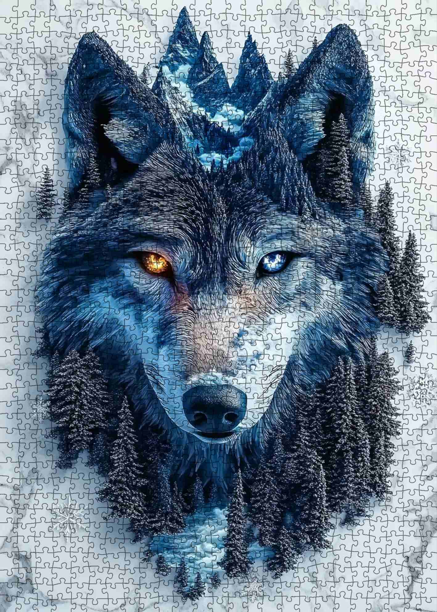tucocoo-mystic-blue-wolf-puzzle-1000-teile-wolf image 2