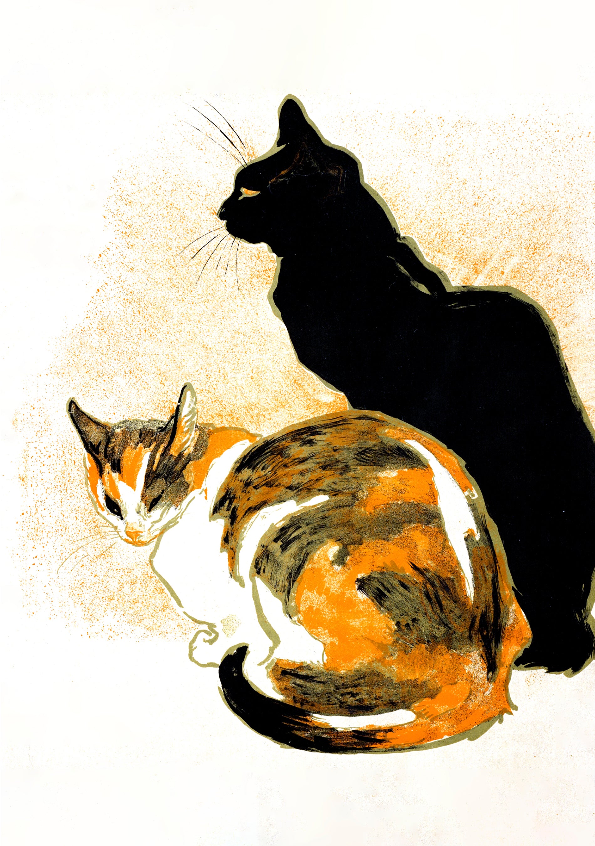 pomegranate-black-cats-kartenbox-katzen-20-st-ck image 2