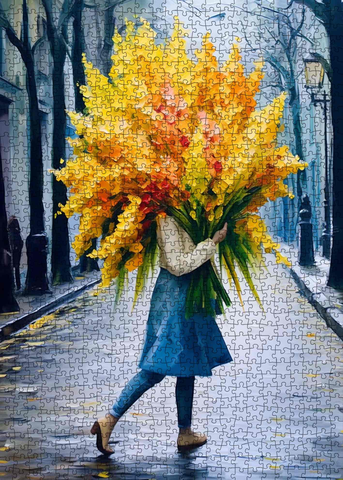 tucocoo-city-walk-bright-blooms-puzzle-1000-teile-blumen image 2