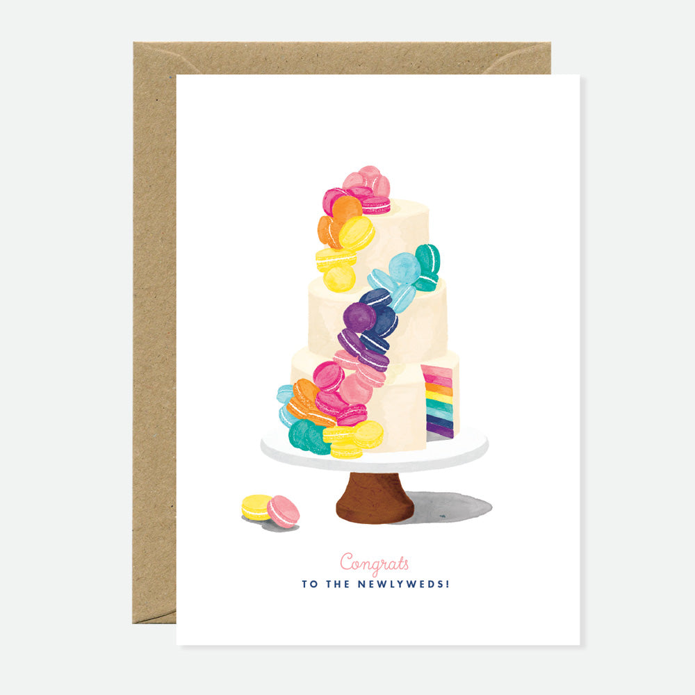 all-the-ways-to-say-newlyweds-pride-hochzeitskarte-a6-regenbogen image 1