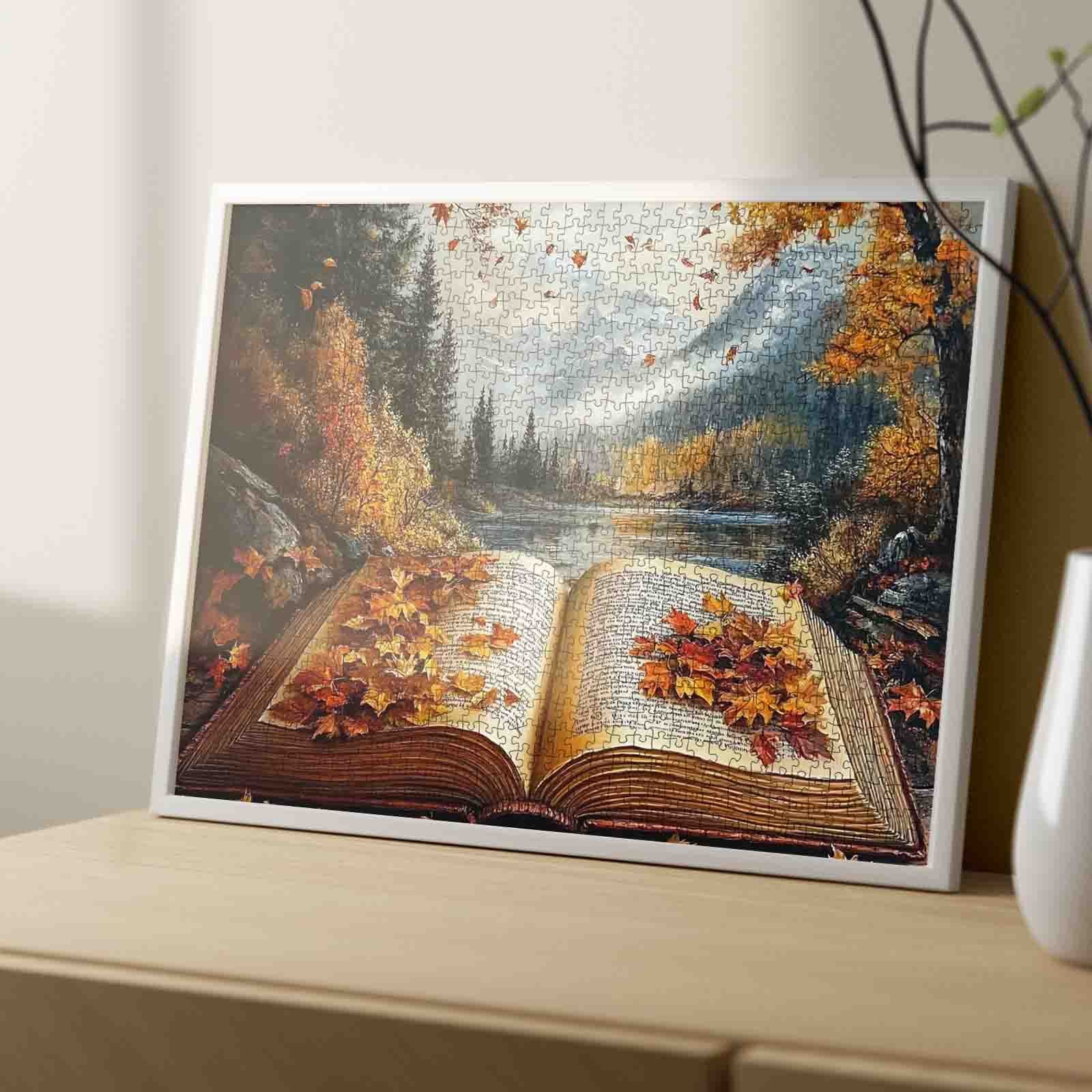 tucocoo-autumn-tale-book-puzzle-1000-teile-herbst-wald image 4