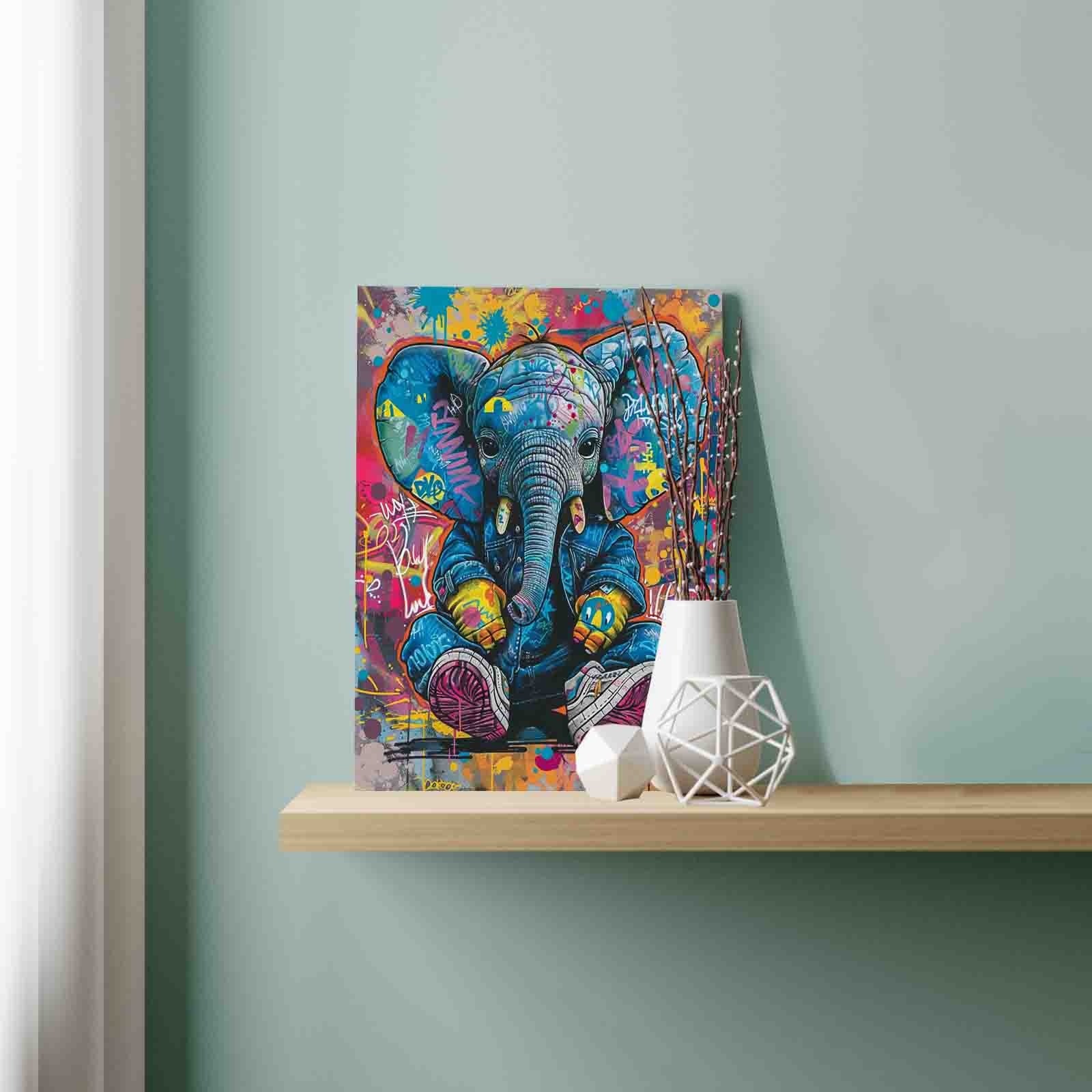 tucocoo-graffiti-cool-elephant-malen-nach-zahlen-40x50-cm image 3