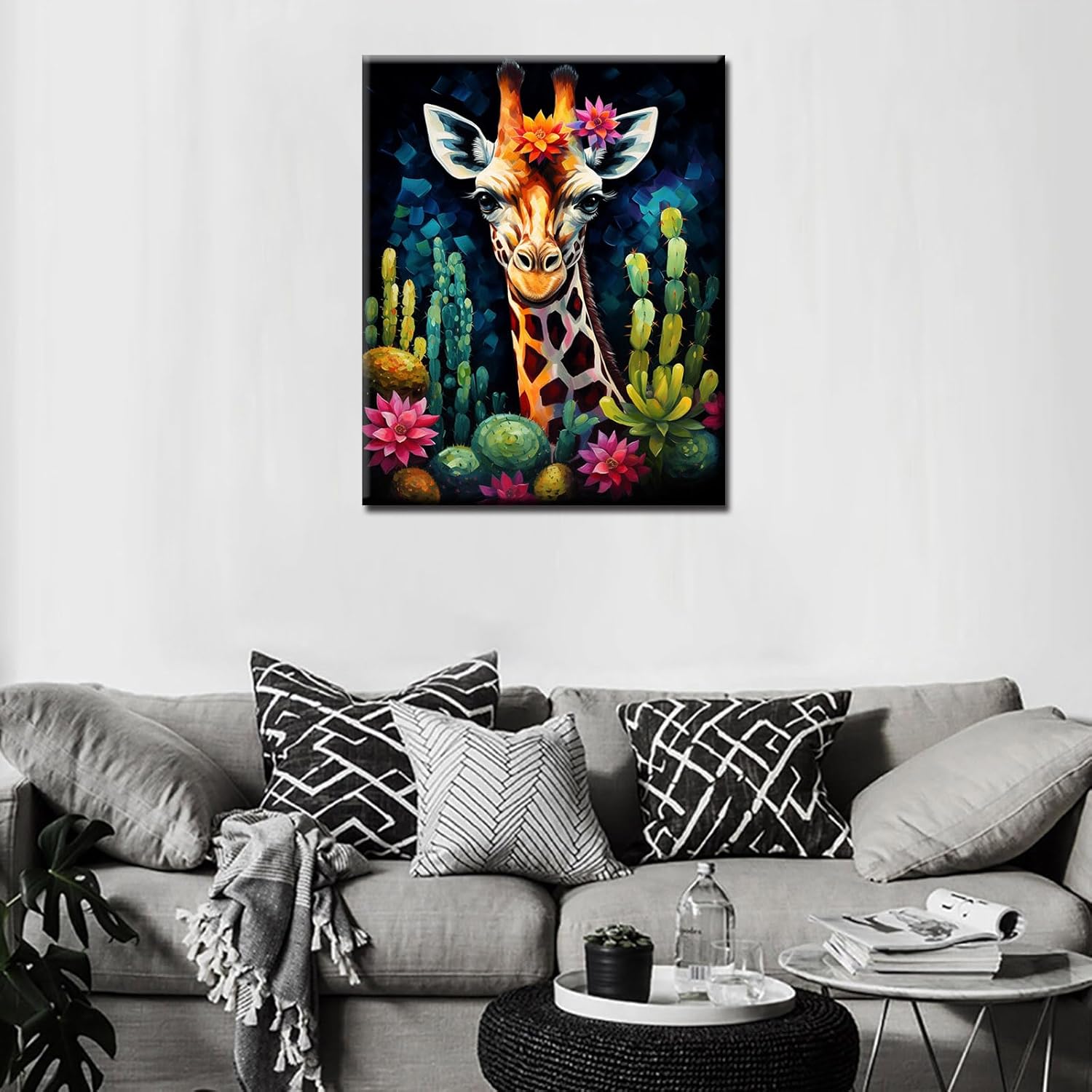 tucocoo-abstract-giraffe-malen-nach-zahlen-16x20-giraffe image 2