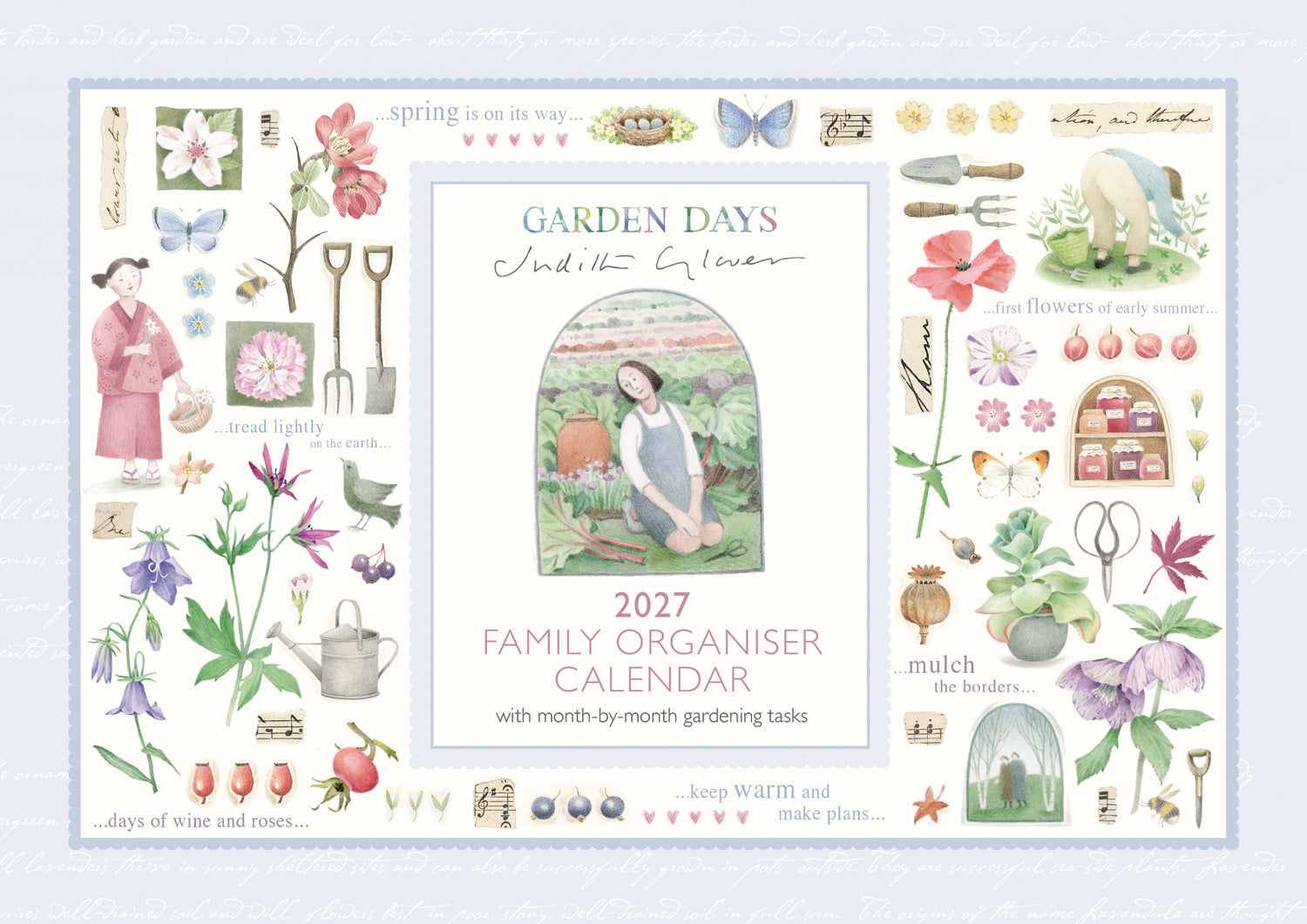 otter-house-calendars-garden-days-week-to-view-planner-a4-2027 image 1