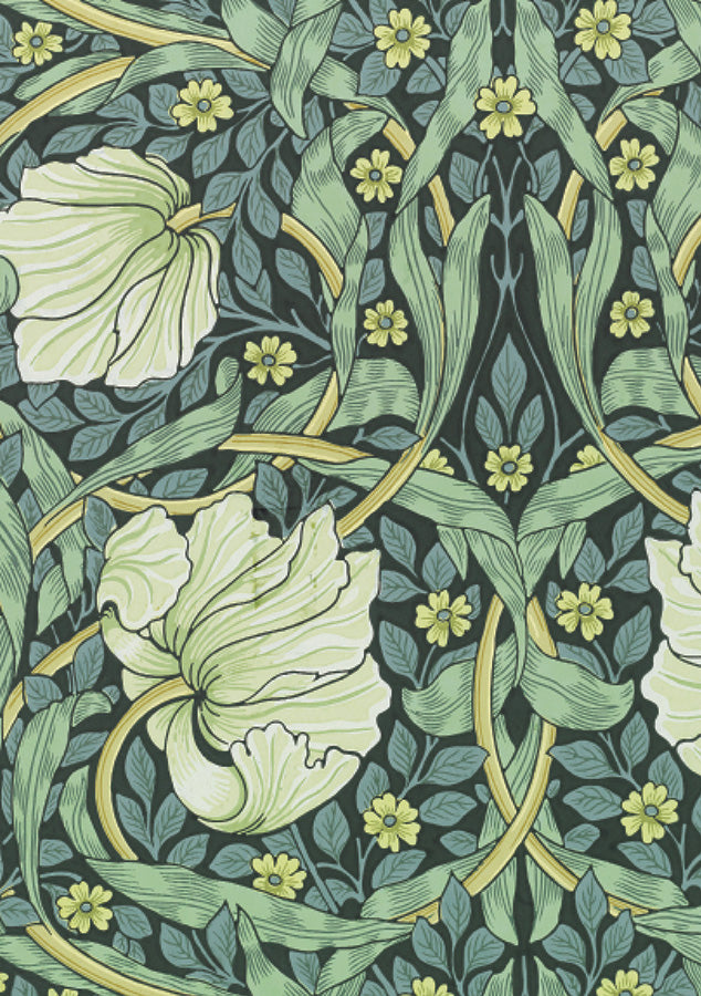 pomegranate-william-morris-boxed-notecards-gru-karten-20er-blumen image 5