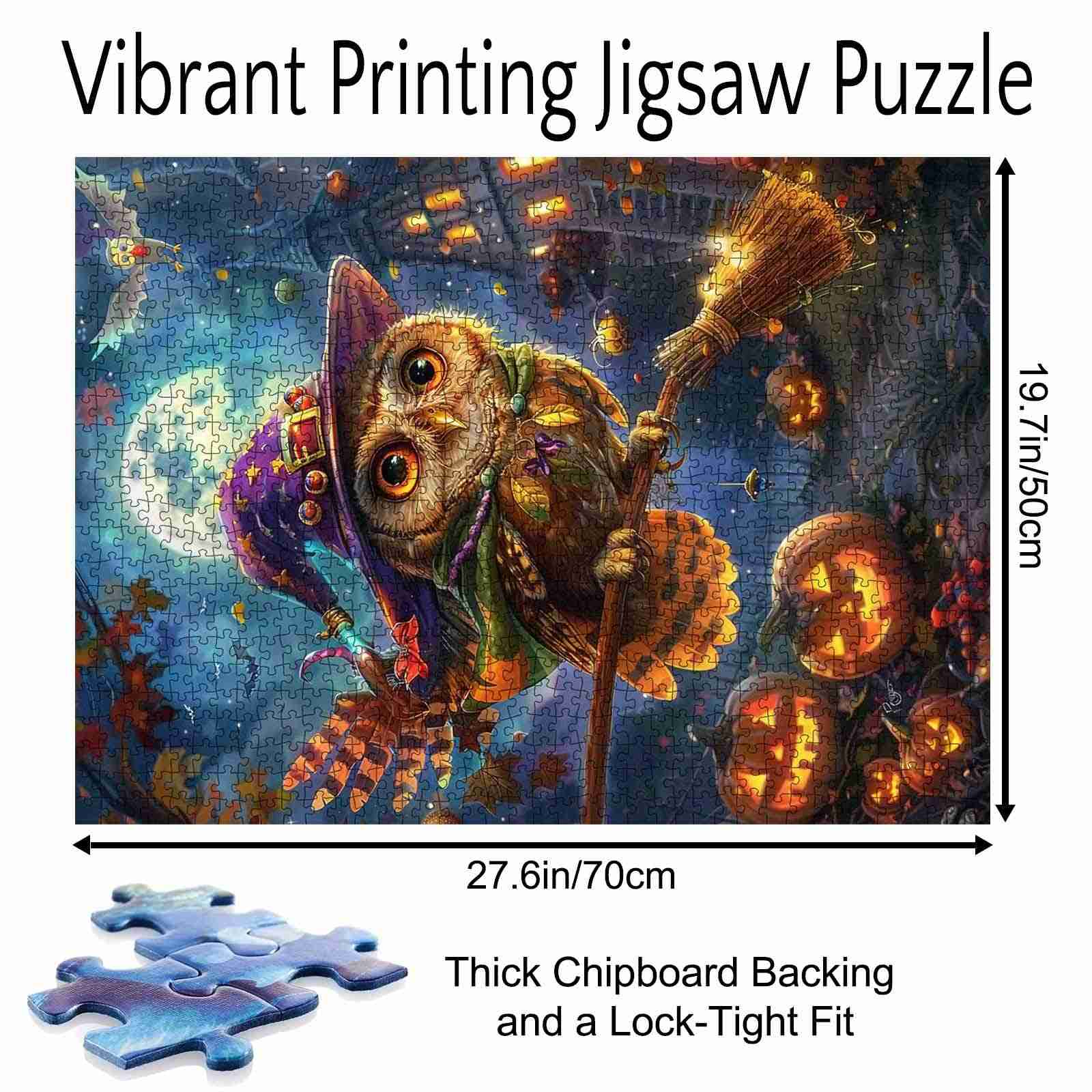 tucocoo-jigsaw-puzzles-wizard-owl-puzzle-1000-teile-halloween image 5