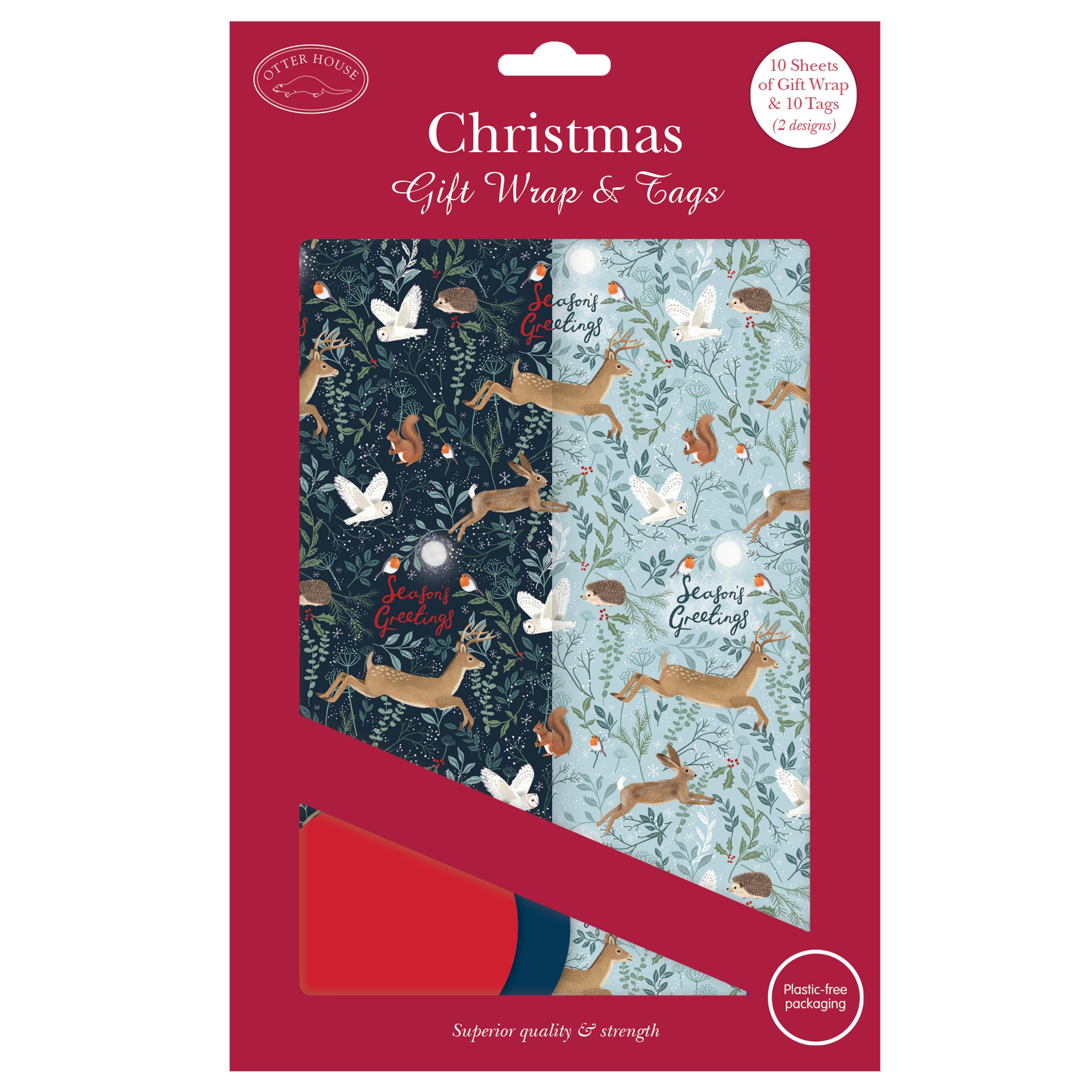 otter-house-wildlife-geschenkpapier-weihnachten-10-b-gen-tags image 1