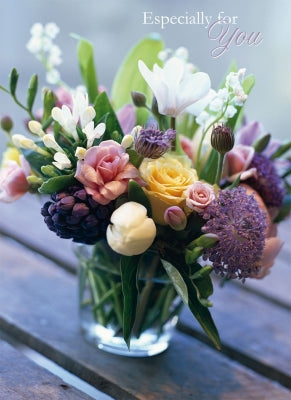 otter-house-vintage-posy-geburtstagskarte-blumen-einzelkarte image 1