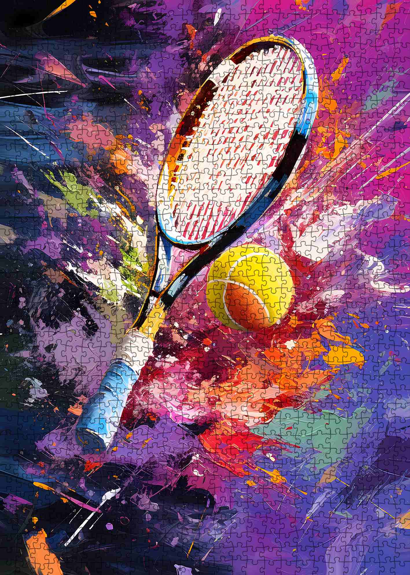 tucocoo-explosive-tennis-motion-art-puzzle-1000-teile image 2