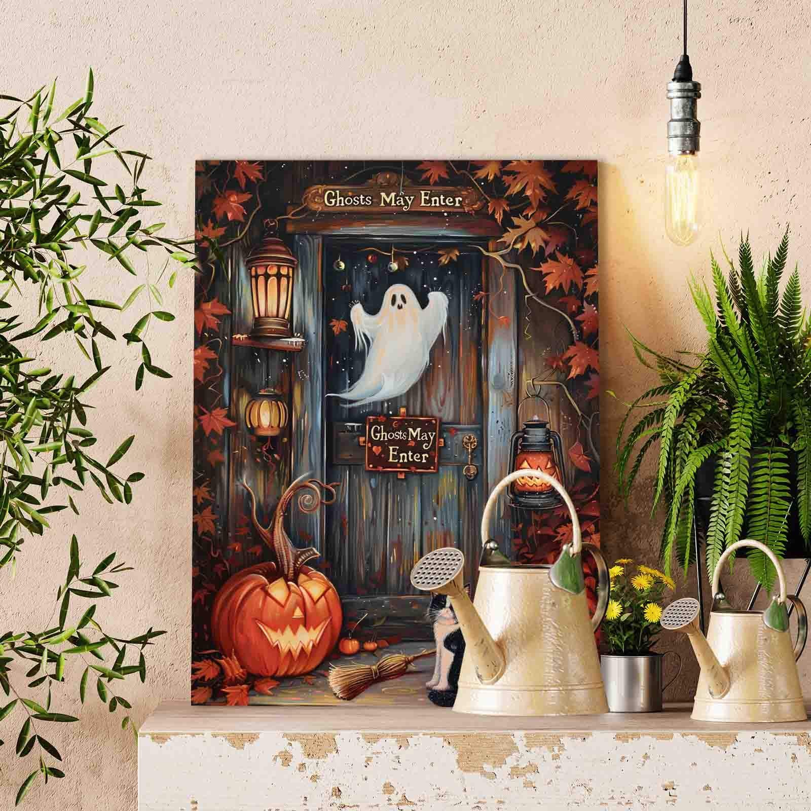 tucocoo-pumpkin-porch-ghost-malen-nach-zahlen-40x50cm-halloween image 2