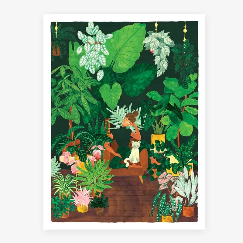 all-the-ways-to-say-plant-addict-lady-poster-pflanzen image 1