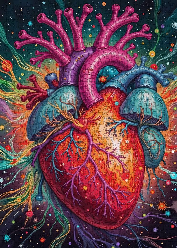 tucocoo-anatomical-heart-puzzle-1000-teile-buntes-herz image 2