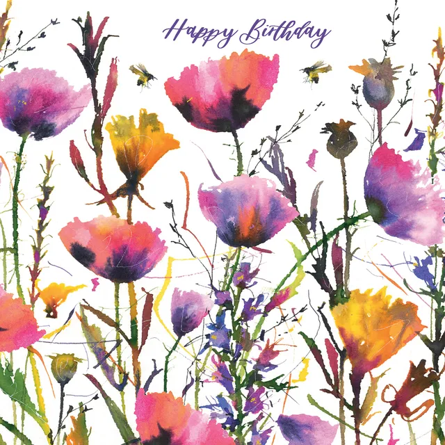 otter-house-vintage-garden-karte-colourful-garden image 1