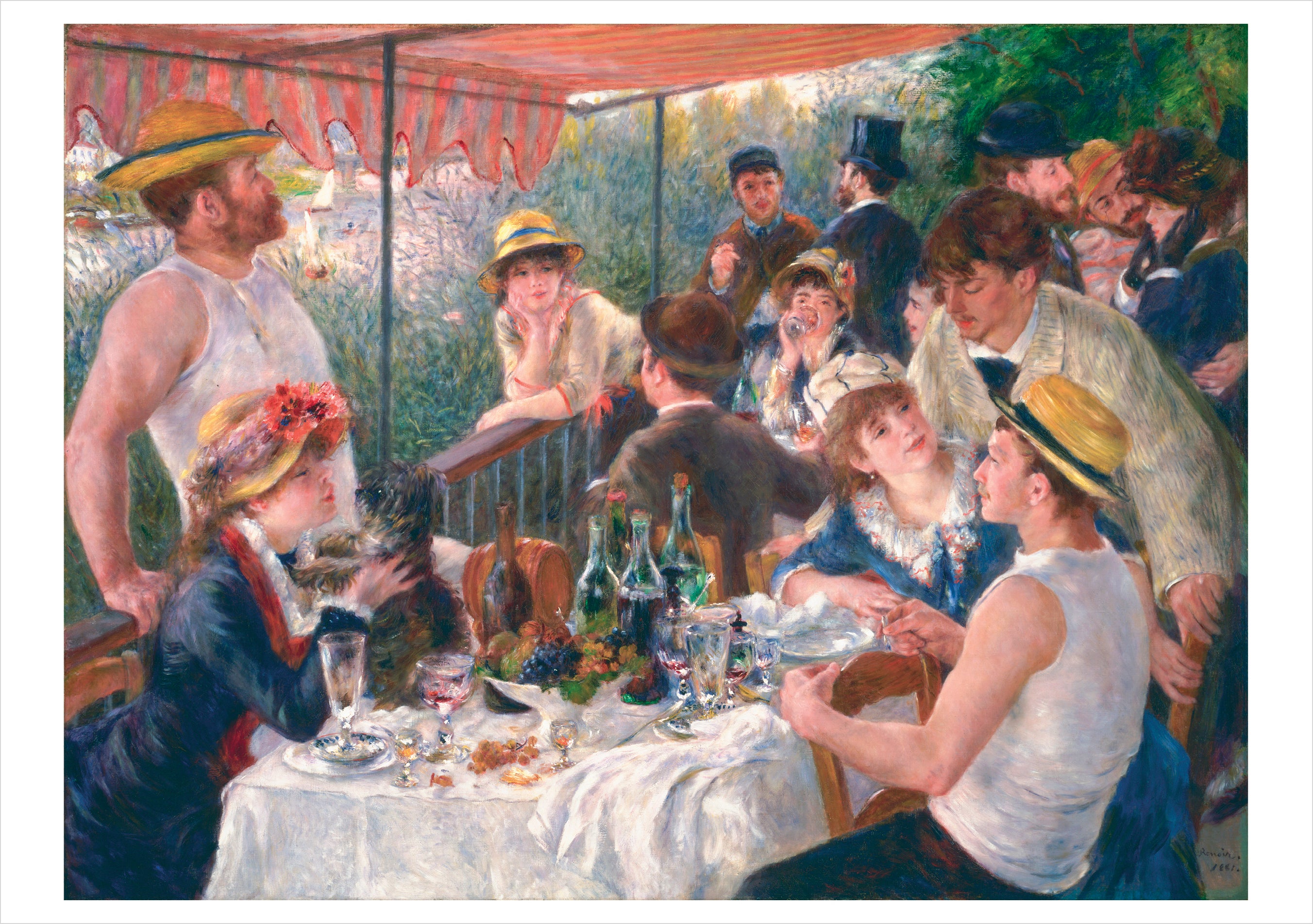 pomegranate-luncheon-of-the-boating-party-klappkarte-renoir-impressionismus image 1