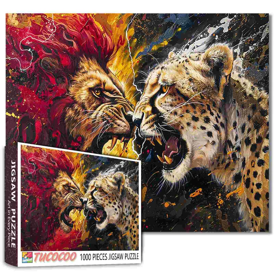 tucocoo-battle-of-beast-puzzle-1000-teile-l-we-gepard image 1