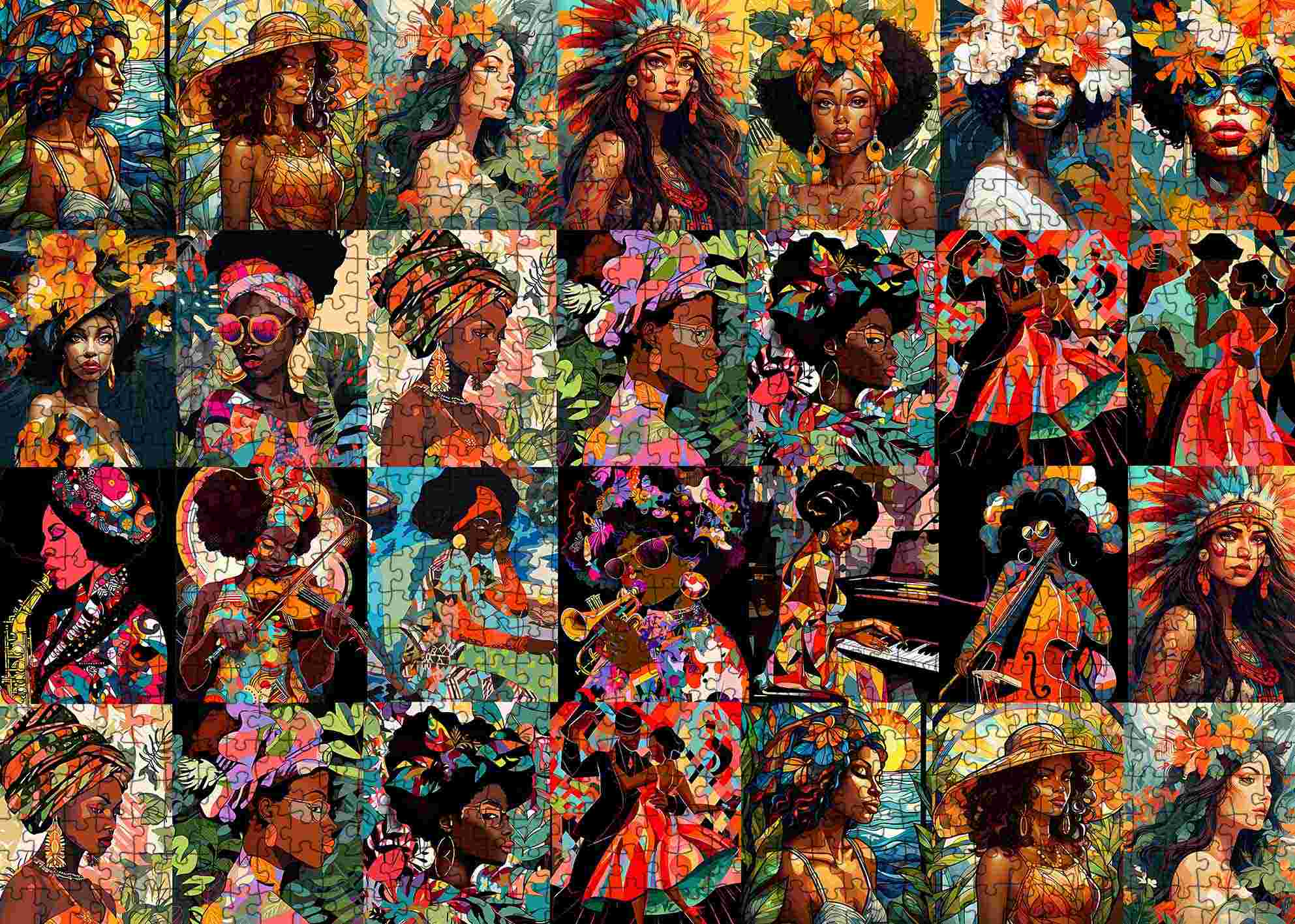 tucocoo-african-beauty-portraits-puzzle-1000-teile-portrait image 2