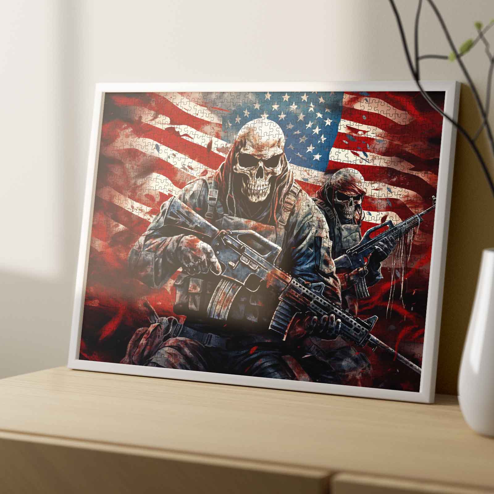 tucocoo-jigsaw-skull-soldiers-puzzle-1000-teile-skelett image 4