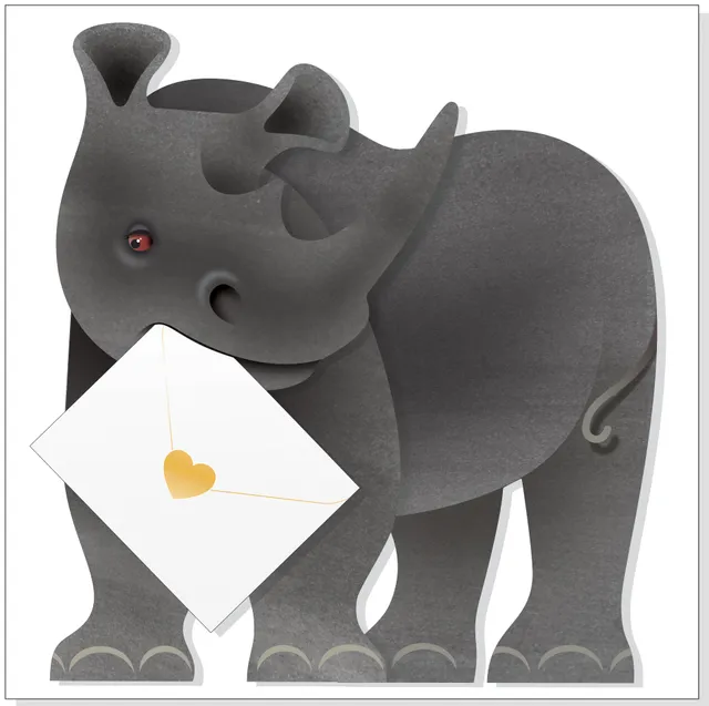otter-house-special-delivery-rhino-ronny-gru-karte-nashorn-3d image 1
