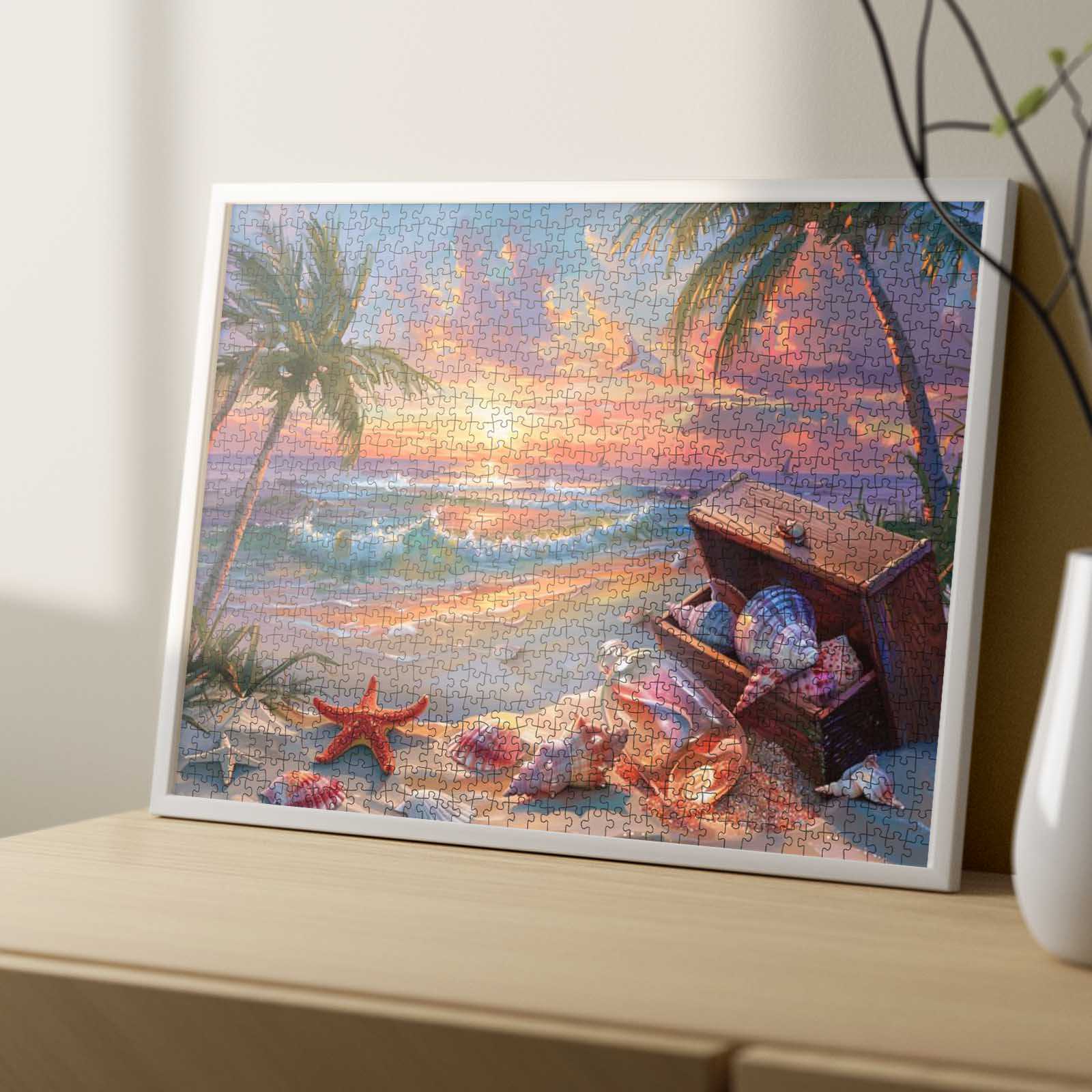 tucocoo-sunset-shells-beach-puzzle-1000-teile-muscheln image 4