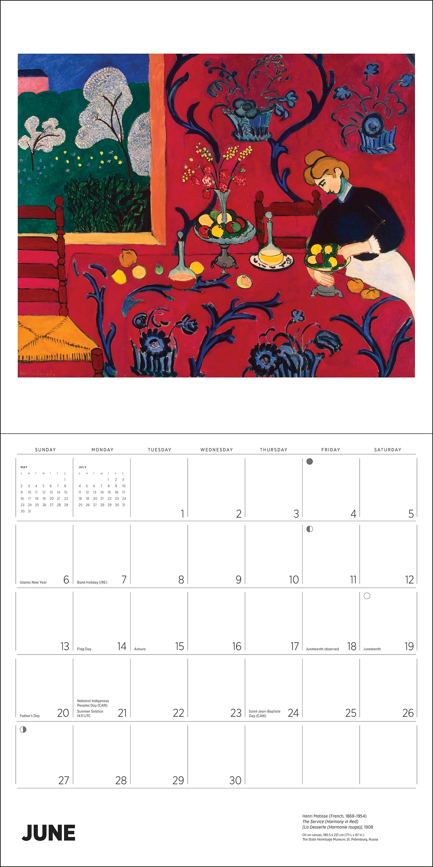 pomegranate-henri-matisse-wandkalender-2027-kunst image 4