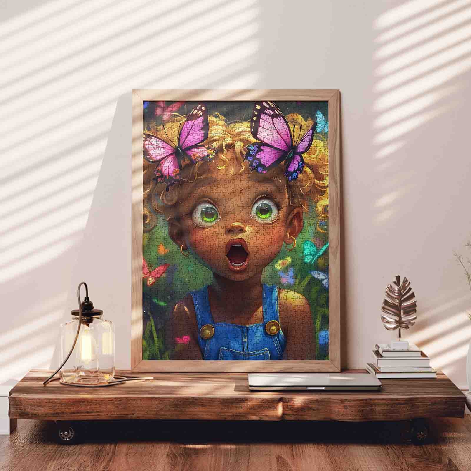 tucocoo-jigsaw-puzzles-butterfly-wonder-girl-puzzle-1000-teile-schmetterling image 3