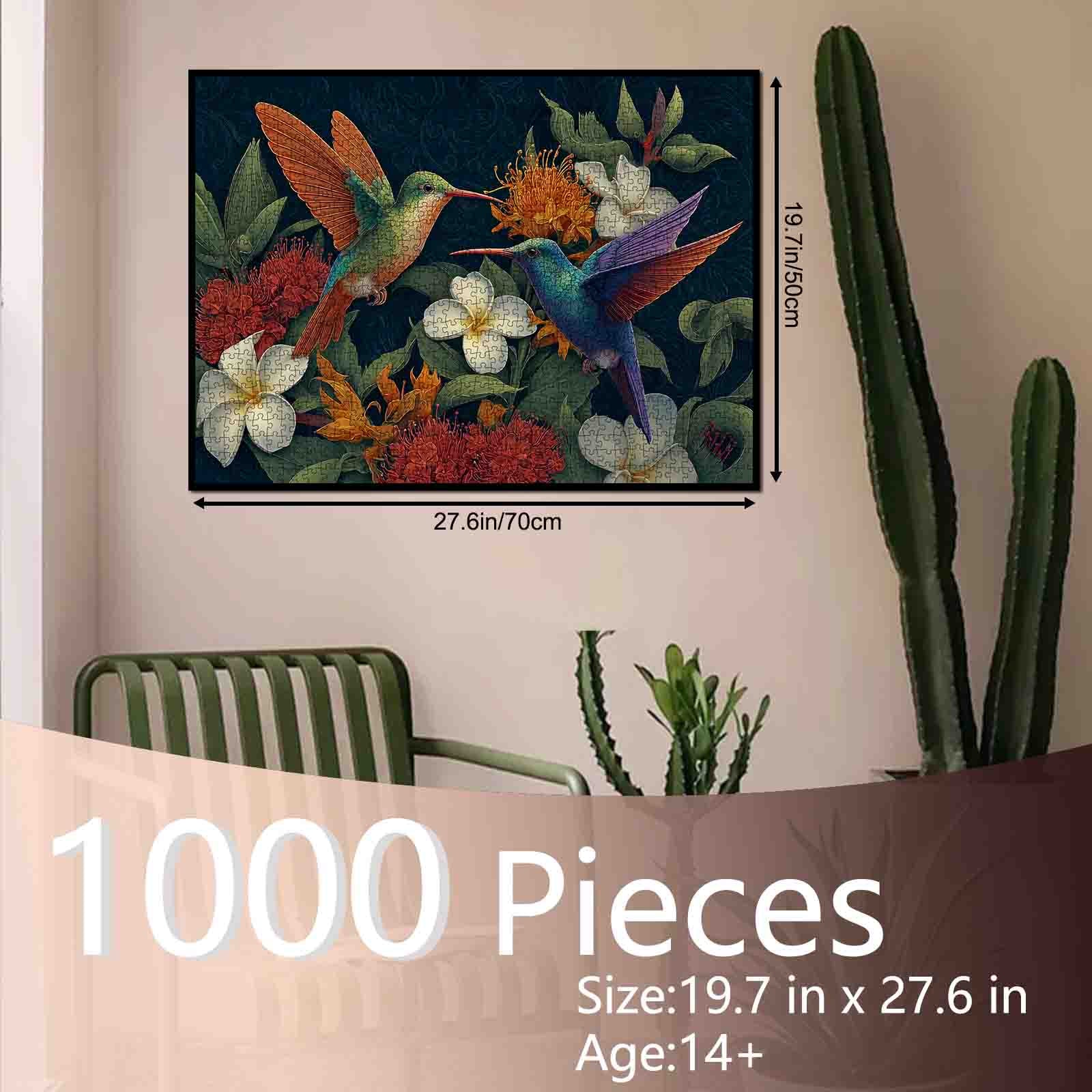 tucocoo-jigsaw-puzzles-tropical-hummingbirds-puzzle-1000-teile-tiere image 5
