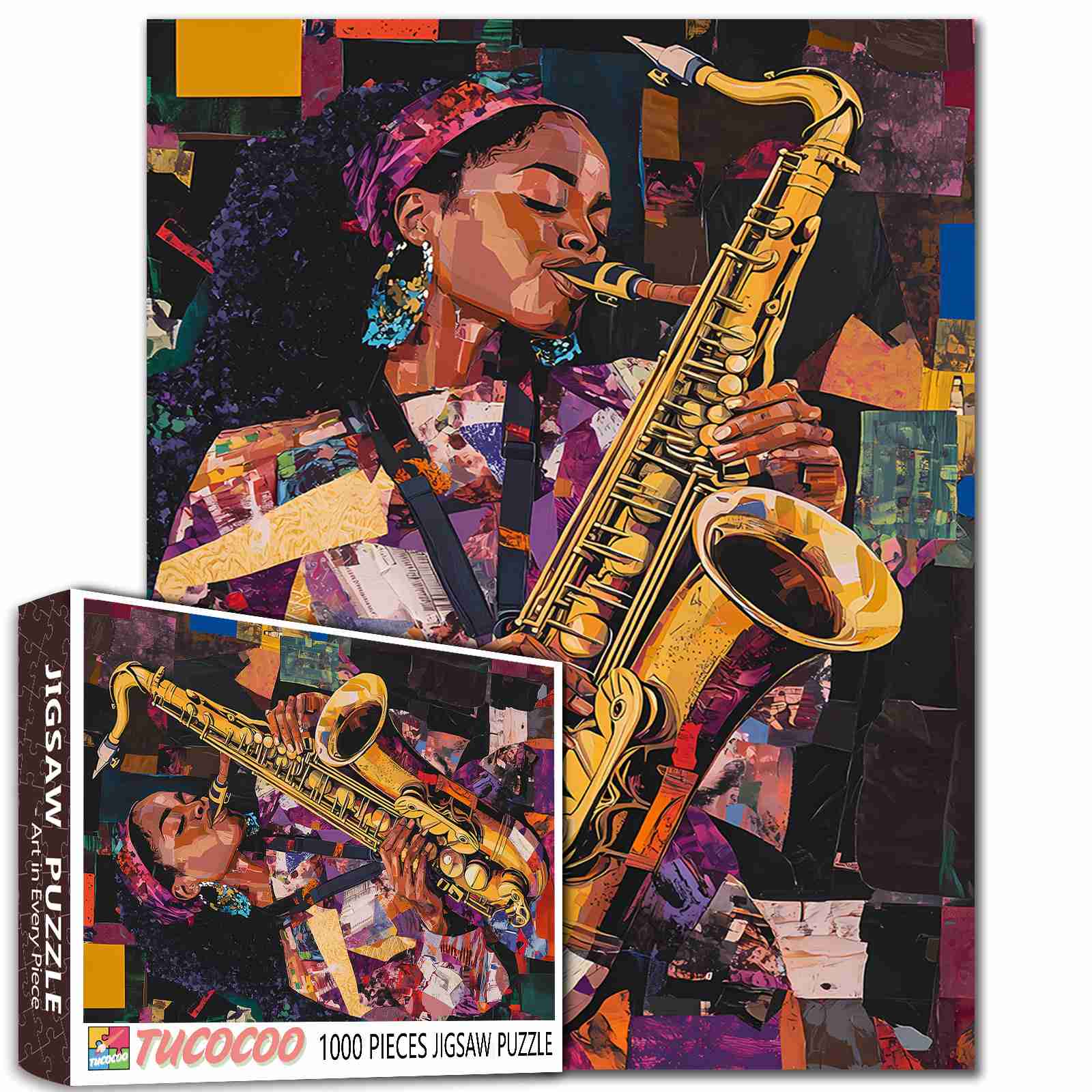 tucocoo-soulful-saxophone-melody-puzzle-1000-teile-jazz image 1