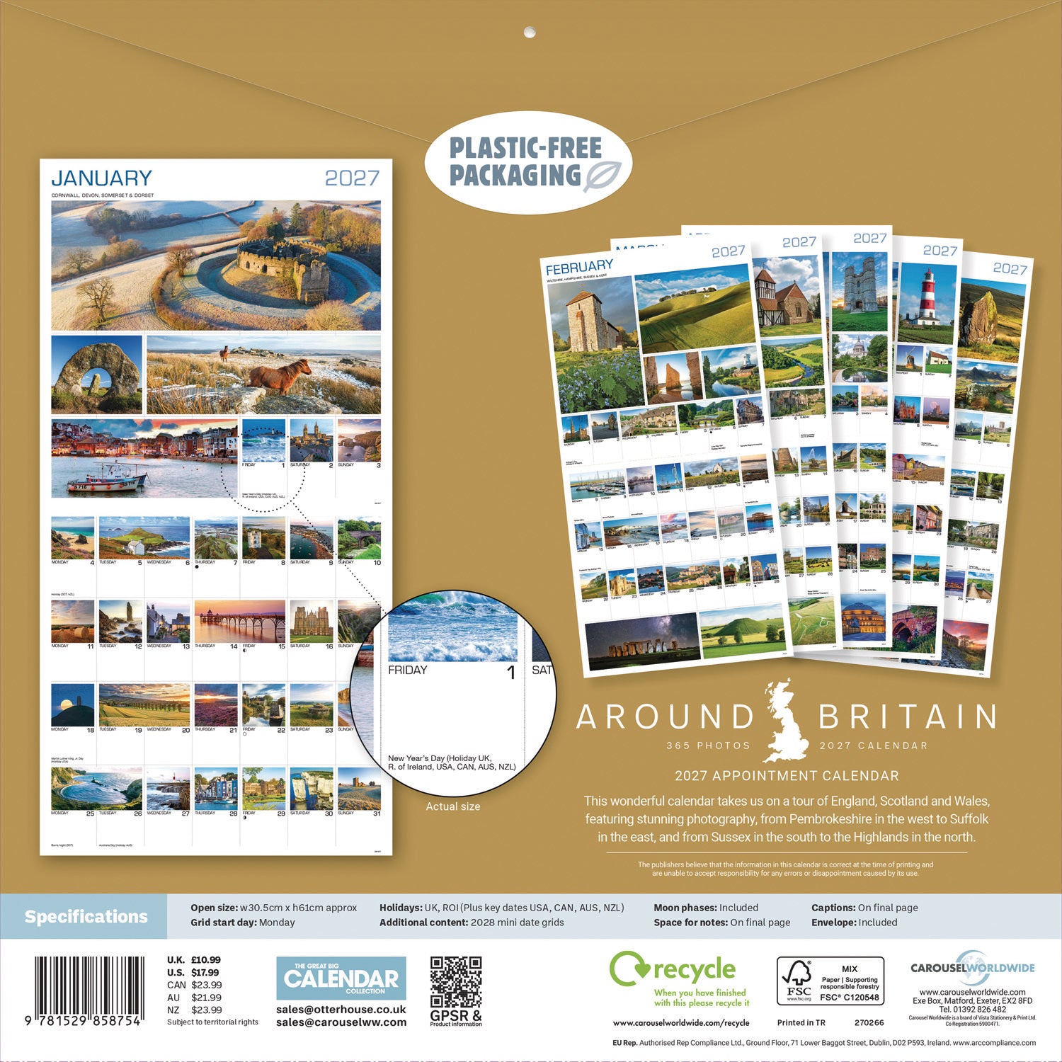 otter-house-around-britain-wandkalender-2027-gro-britannien image 2