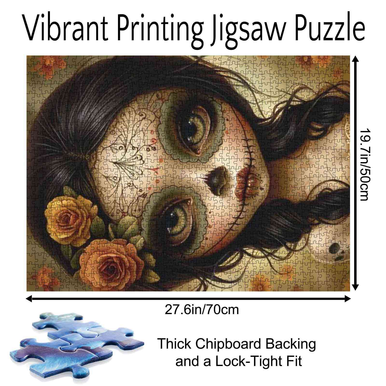 tucocoo-sugar-skull-girl-puzzle-1000-teile-rosen image 5