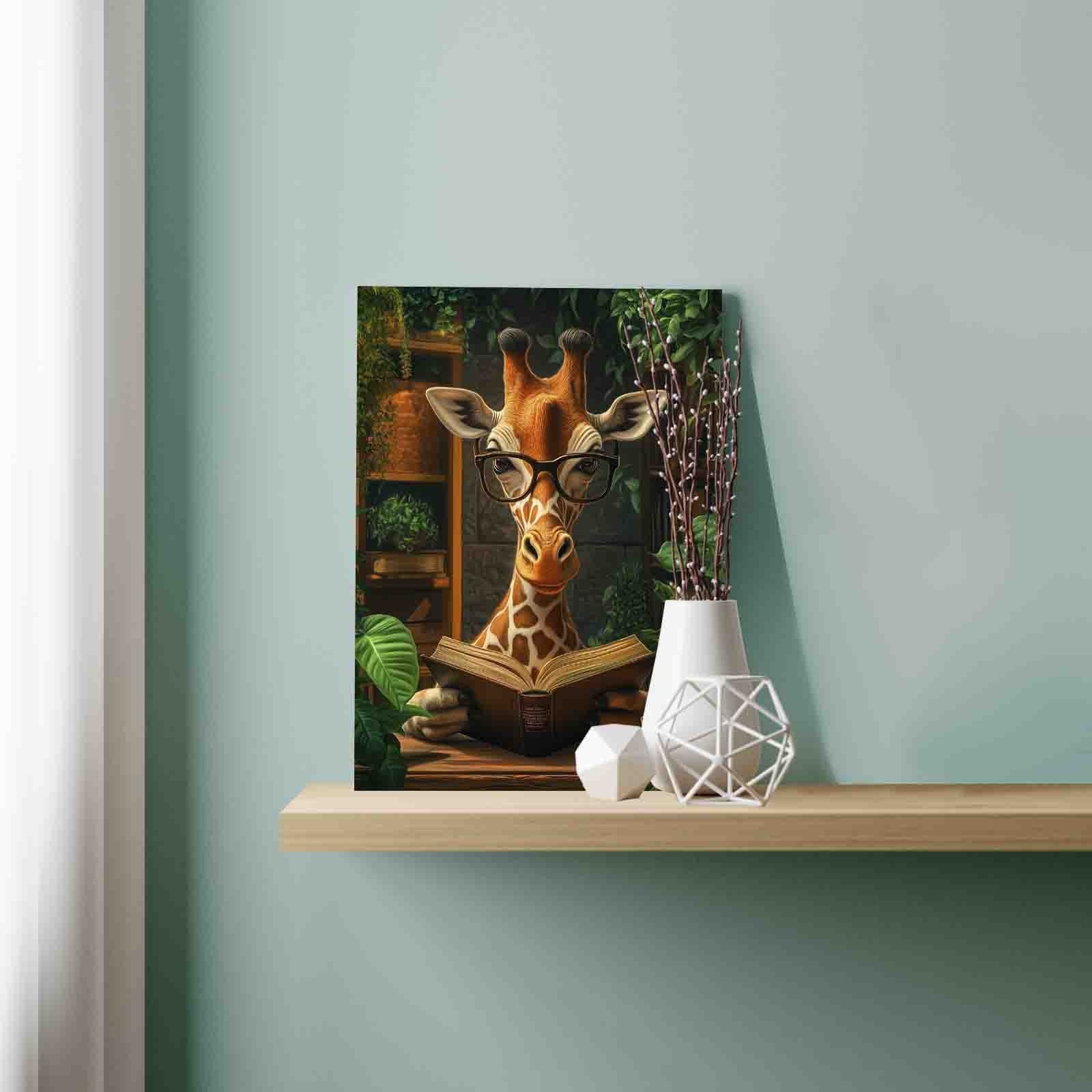tucocoo-giraffe-scholar-in-study-room-malen-nach-zahlen-40x50 image 3