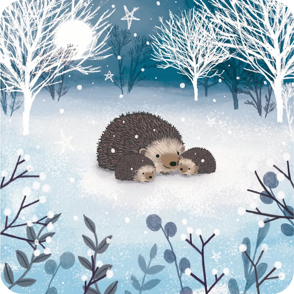otter-house-snowy-friends-weihnachtskarten-10er-pack-charity image 1