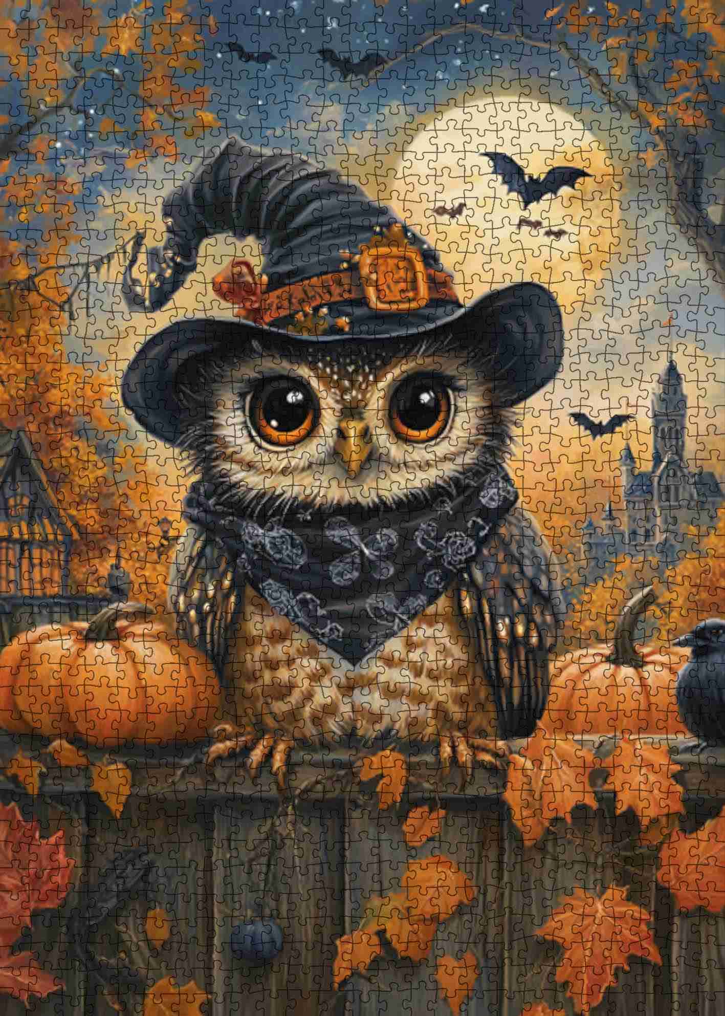 tucocoo-halloween-eule-puzzle-1000-teile-zauberer-herbst image 2