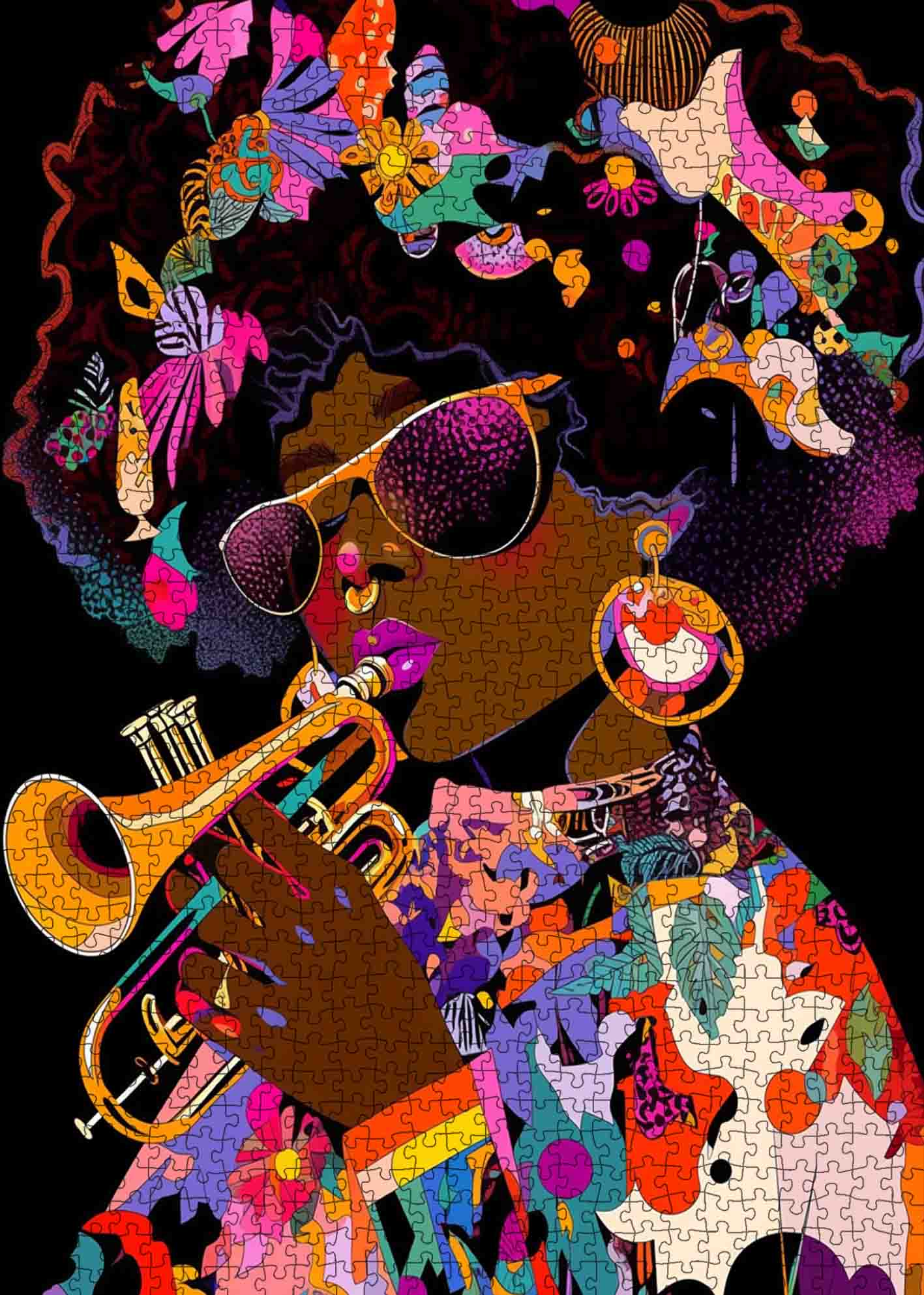 tucocoo-jigsaw-soul-music-puzzle-1000-teile-trompete-neon image 2