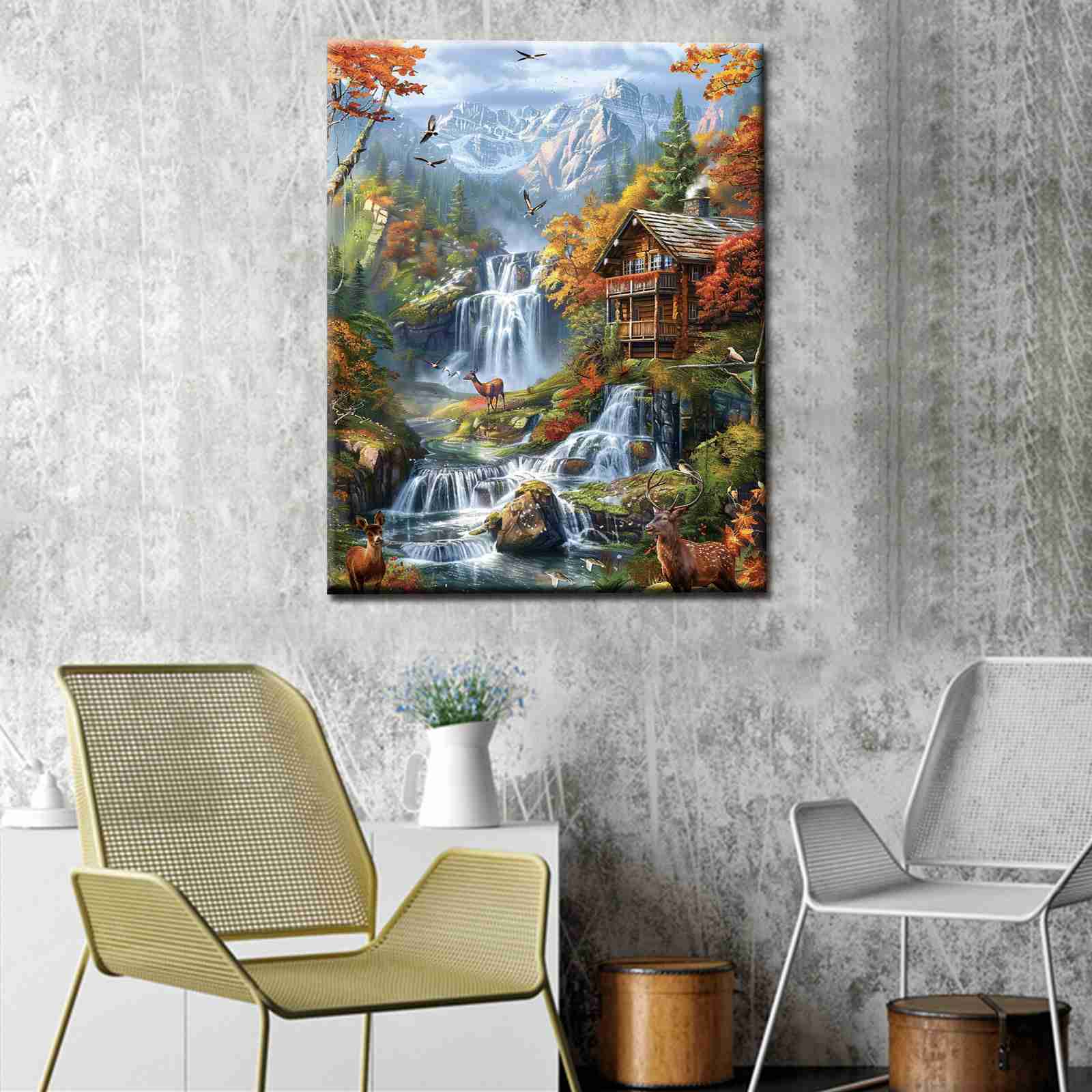 tucocoo-forest-waterfall-retreat-malen-nach-zahlen-wald-40x50cm image 3