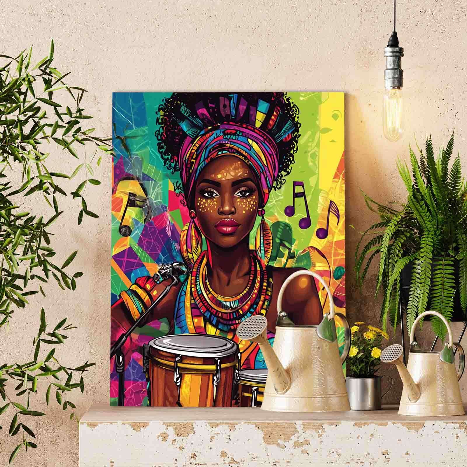 tucocoo-paint-by-numbers-bongo-malen-nach-zahlen-40x50-musik image 2