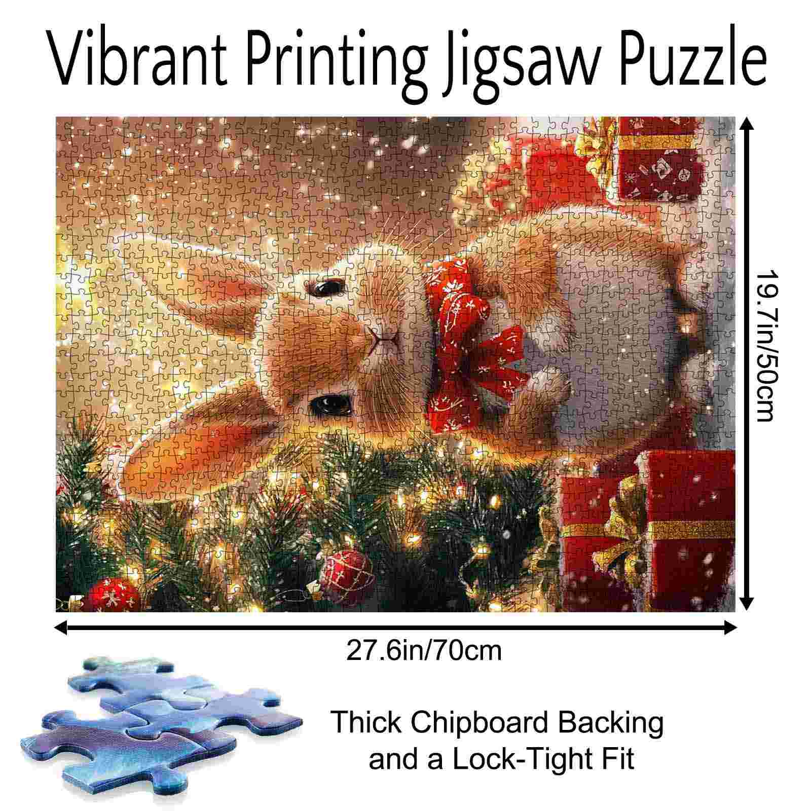 tucocoo-festive-bunny-delight-puzzle-1000-teile-weihnachten image 5