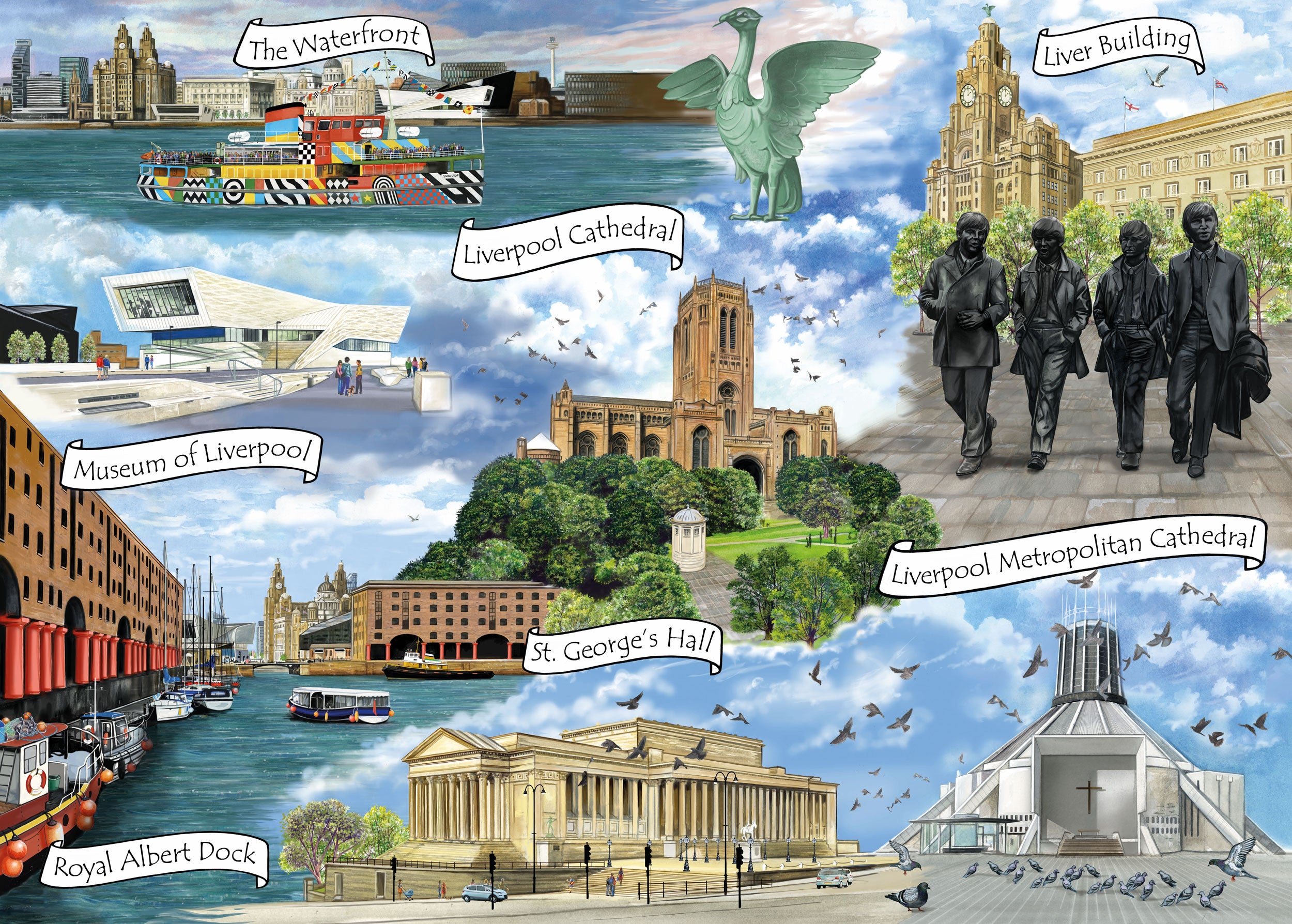 otter-house-liverpool-landmarks-puzzle-1000-teile-stadt image 1
