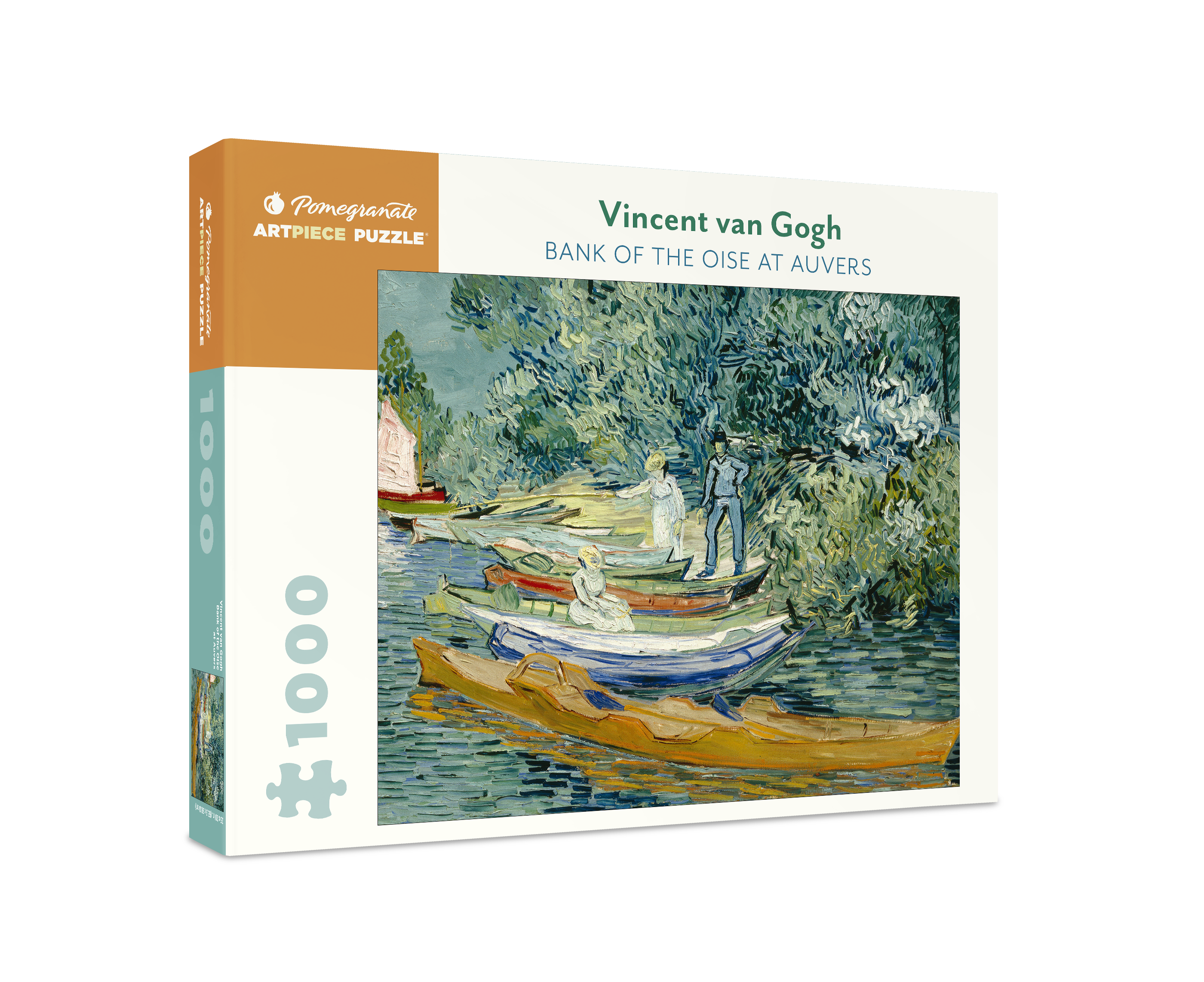 pomegranate-van-gogh-bank-of-the-oise-puzzle-1000-teile-landschaft image 1
