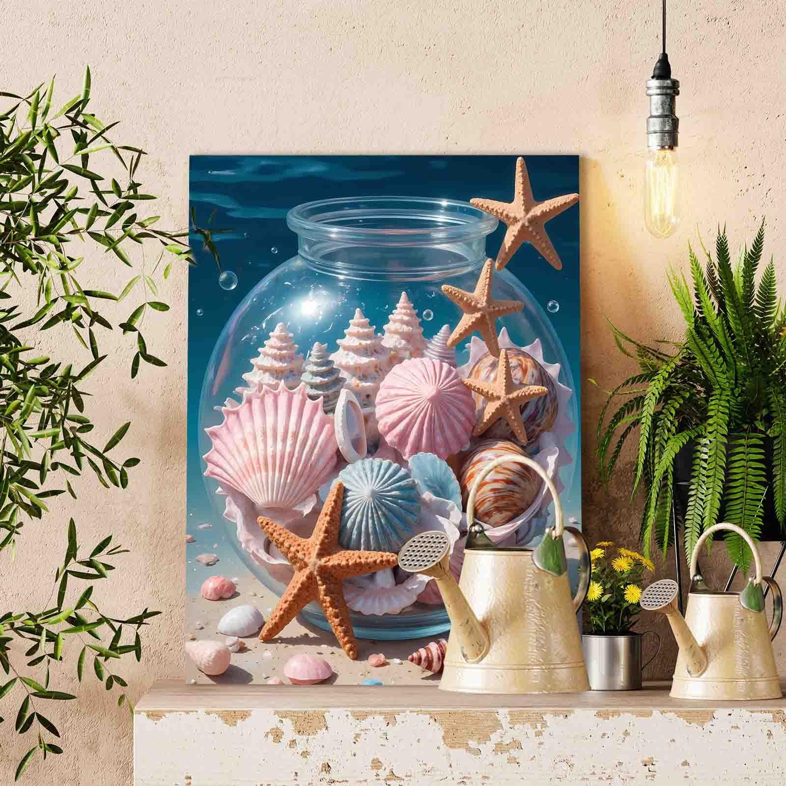 tucocoo-paint-by-numbers-undersea-shell-collection-malen-nach-zahlen-ohne-rahmen image 2