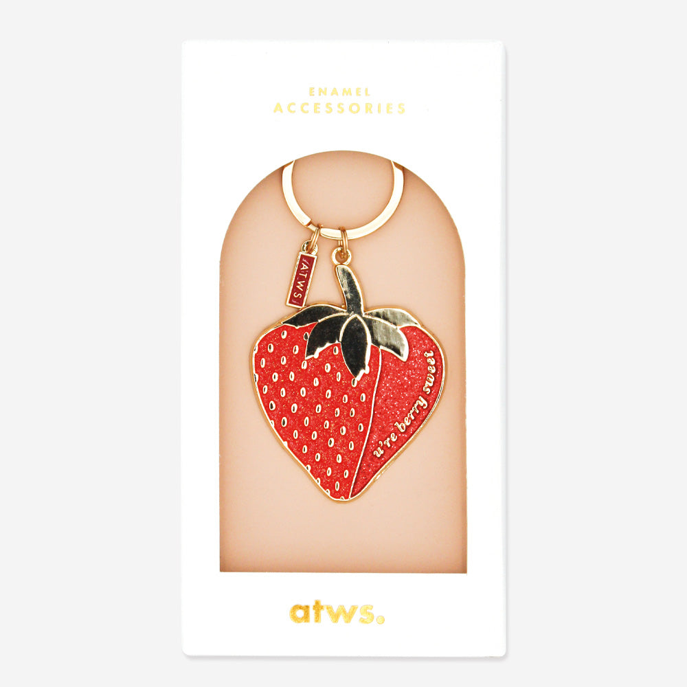 all-the-ways-to-say-strawberry-schl-sselanh-nger-rot-58x40mm image 1
