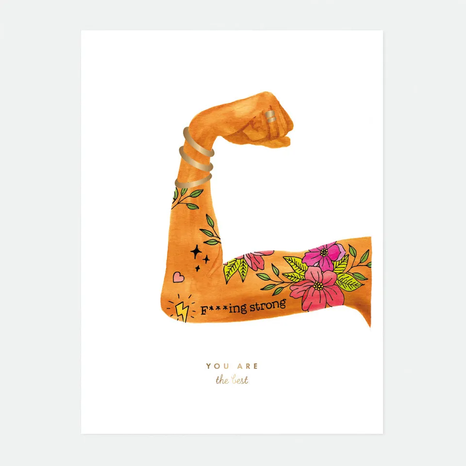 all-the-ways-to-say-best-woman-poster-kunstdruck image 1