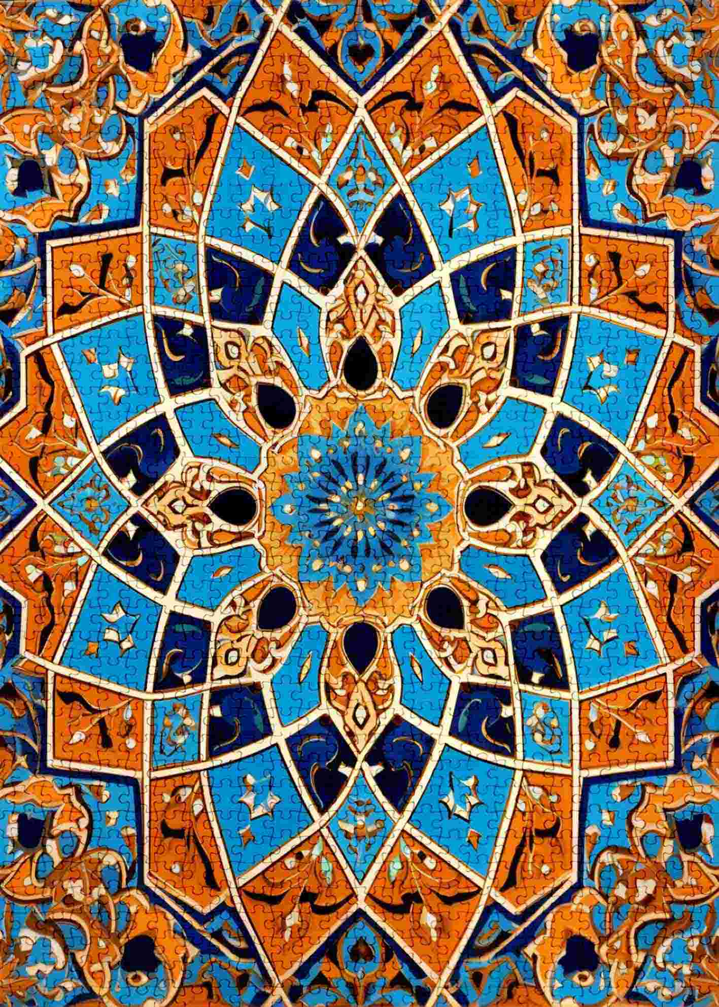 tucocoo-jigsaw-puzzles-mandala-flower-puzzle-1000-teile-blumen image 2
