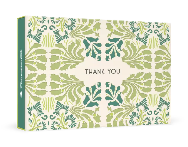 pomegranate-boxed-notecards-louis-sullivan-dankeskarten-set-ornament image 1