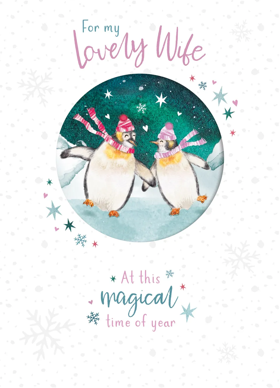 otter-house-christmas-wife-weihnachtskarte-pinguine image 1