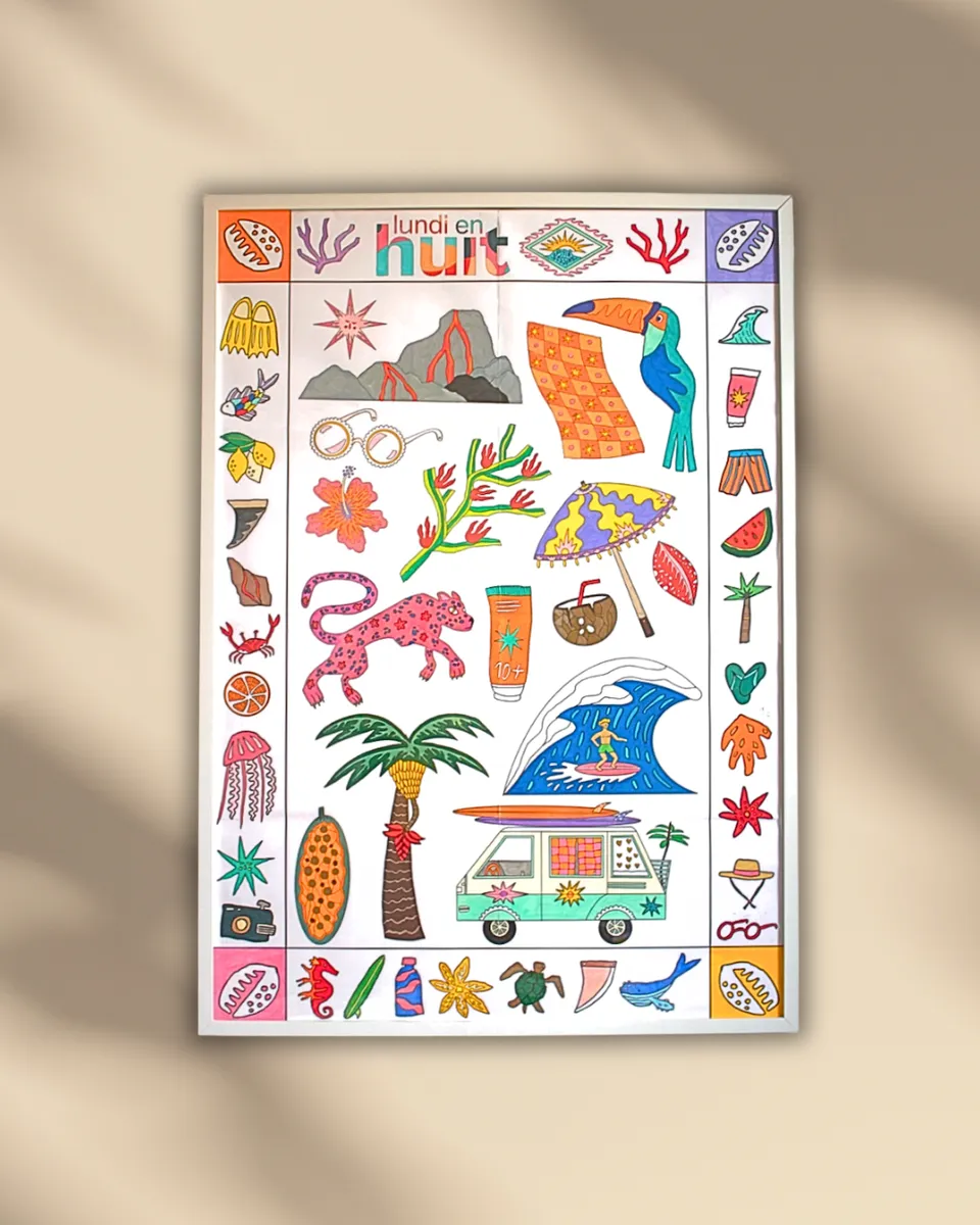 lundi-en-huit-pitisdessins-riesen-ausmalbild-100x70 image 1