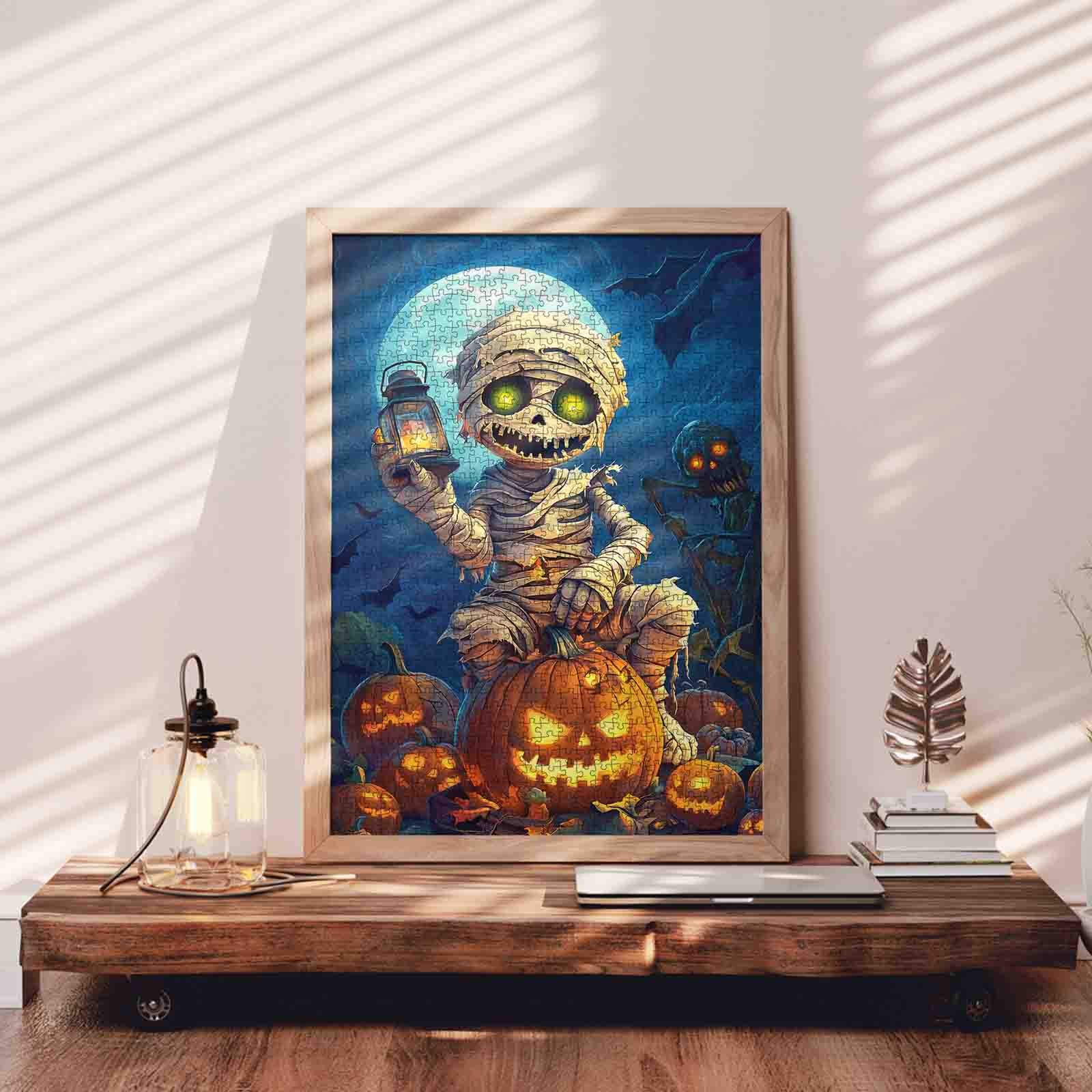 tucocoo-jigsaw-puzzles-halloween-mummy-lantern-puzzle-1000-teile image 3