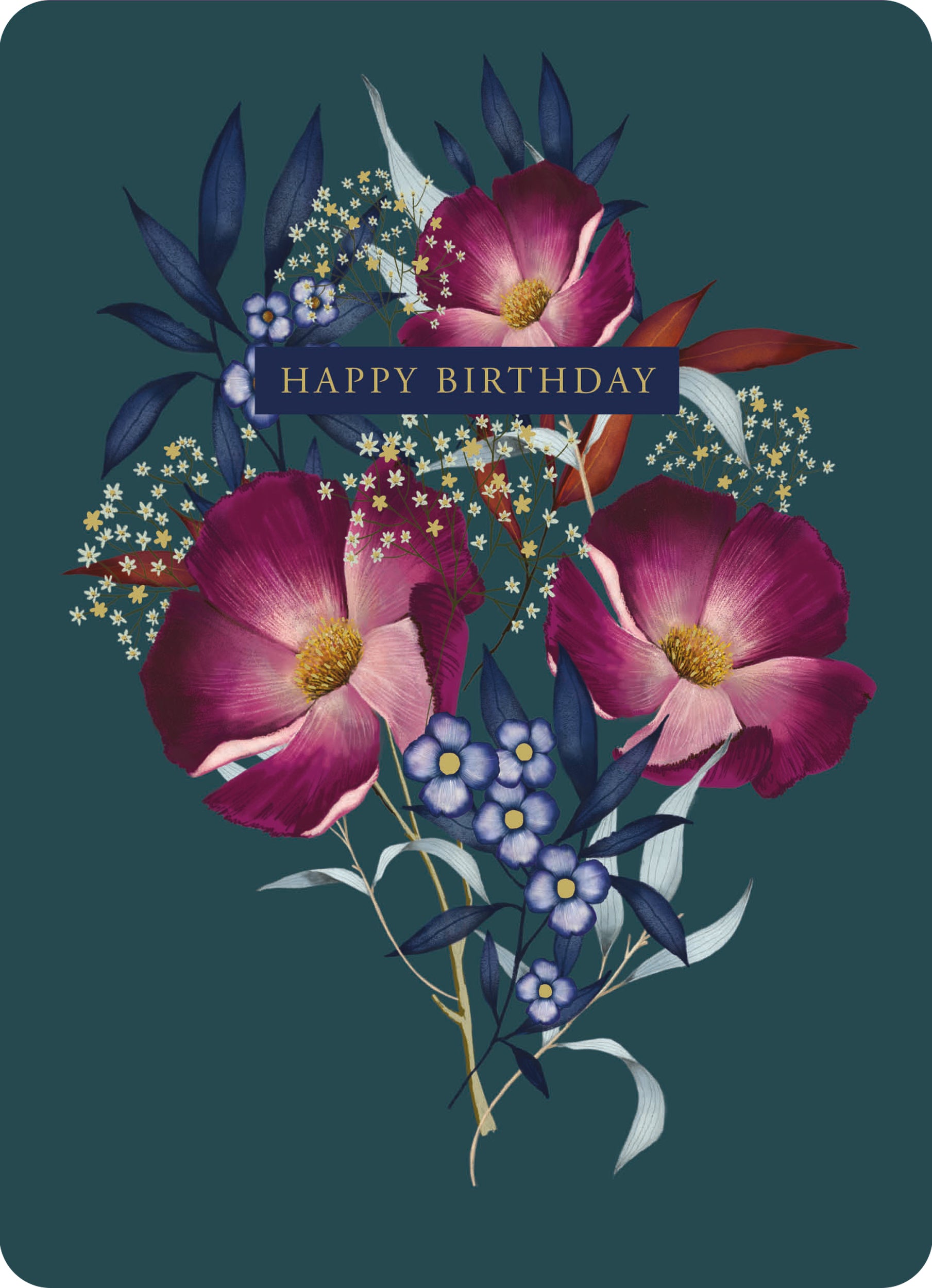 otter-house-botanical-blooms-karte-pink-blues-blumen image 1